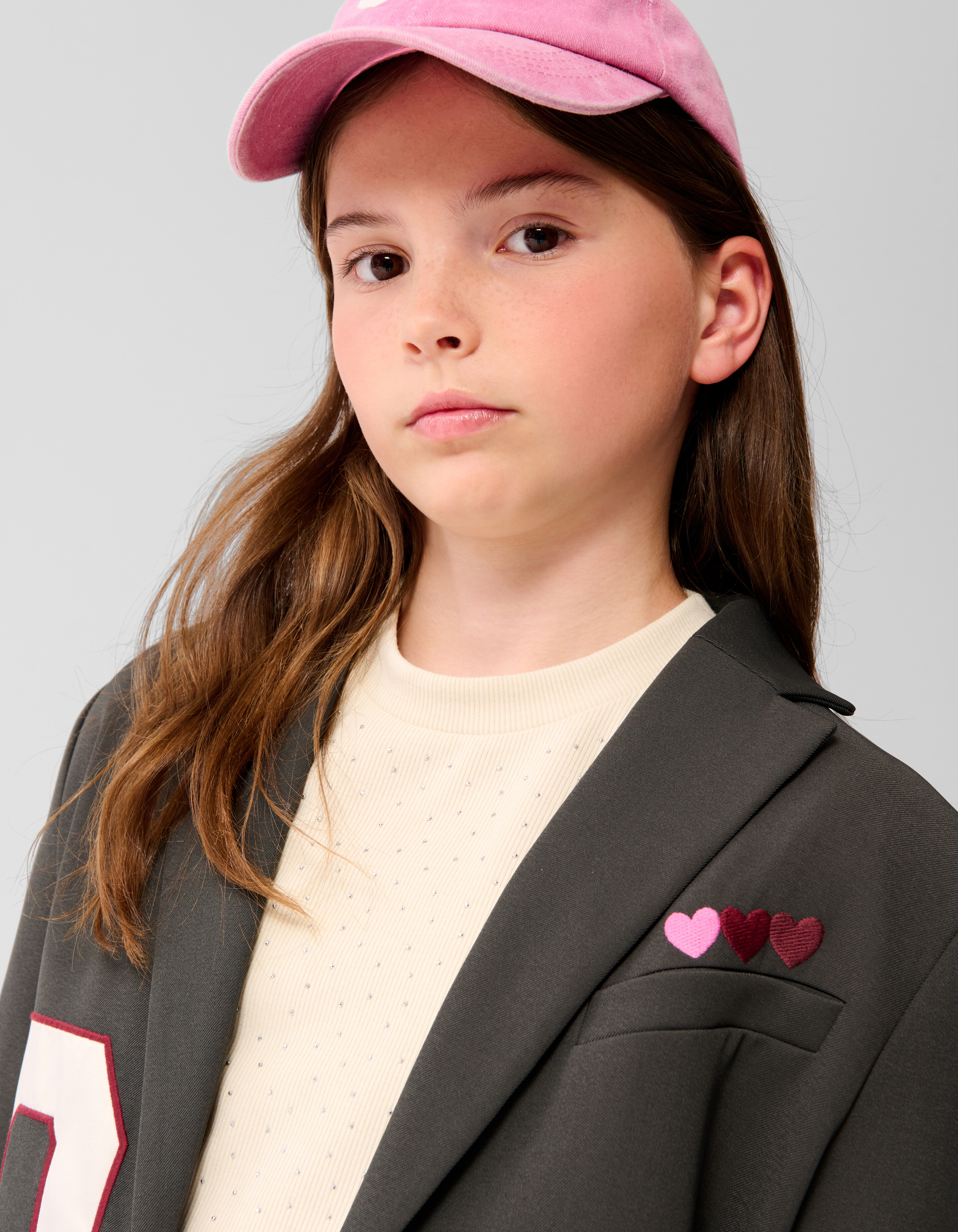Varsity Blazer Donkergrijs SHOEBY GIRLS