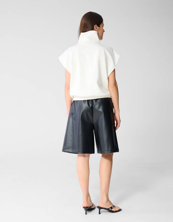 Sleeveless Sweat Jack Gebroken Wit SHOEBY WOMEN