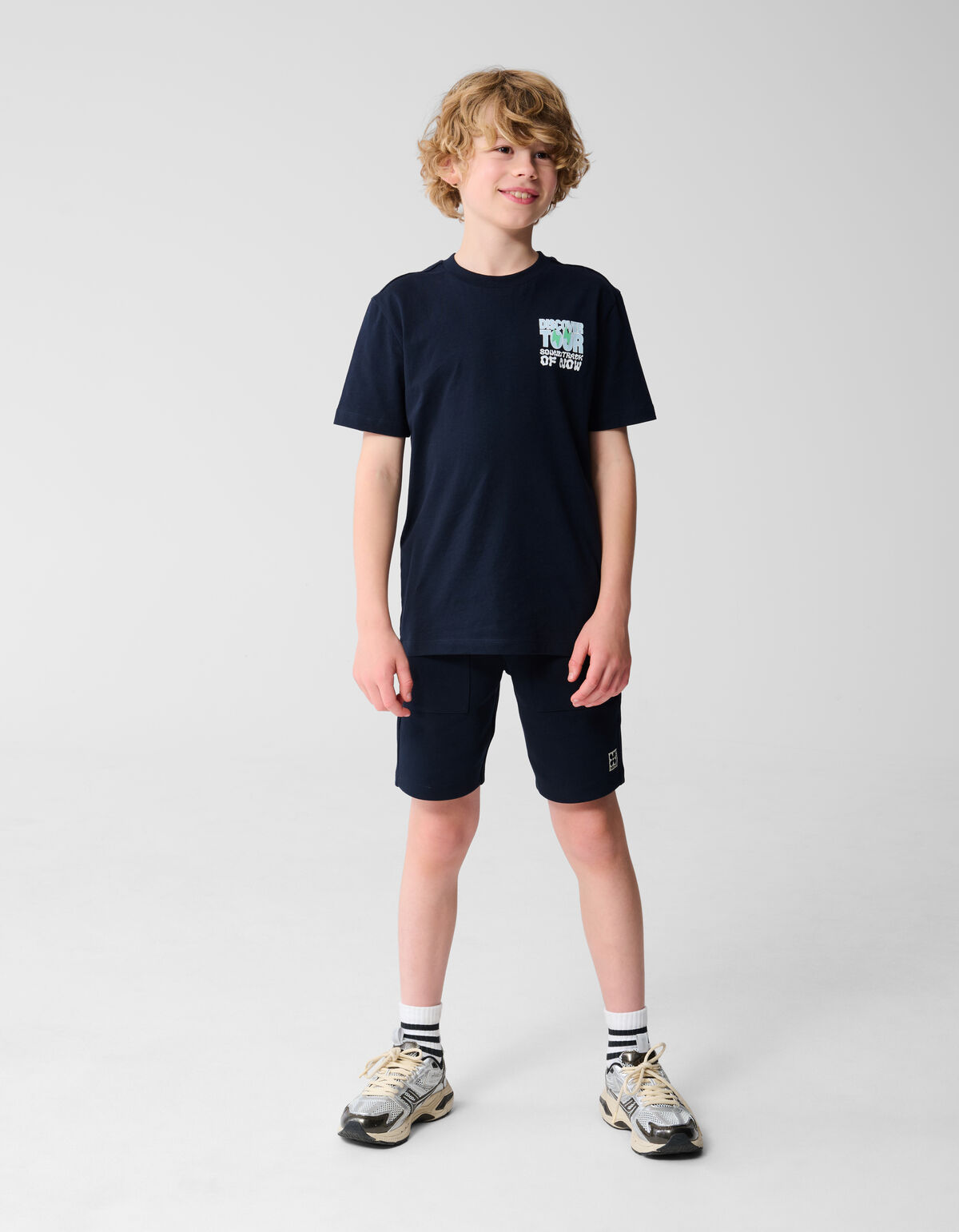 Pique Short Donkerblauw SHOEBY BOYS
