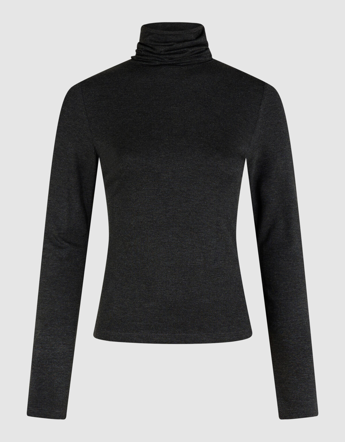 Col Neck Longsleeve Zwart SHOEBY WOMEN