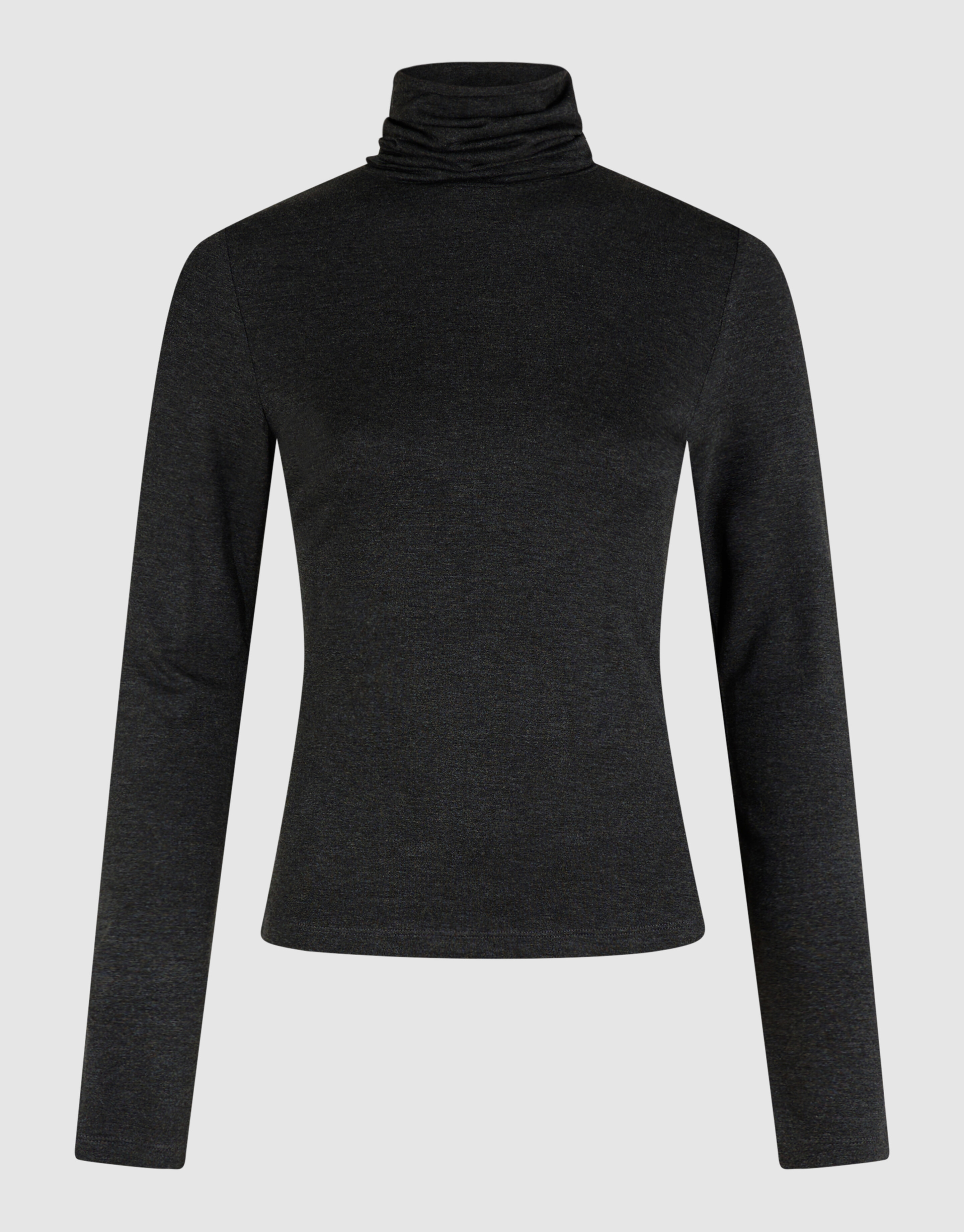 Col Neck Longsleeve Zwart SHOEBY WOMEN
