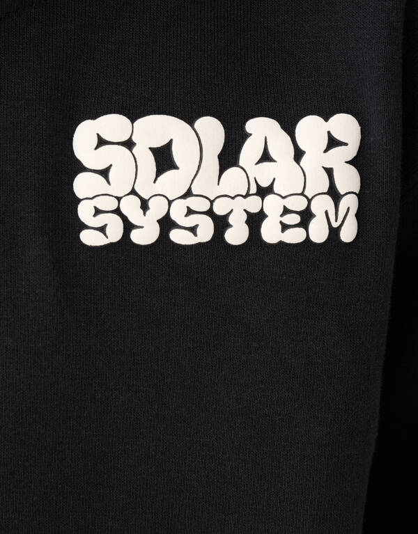 Tekstprint Hoodie Zwart SHOEBY BOYS