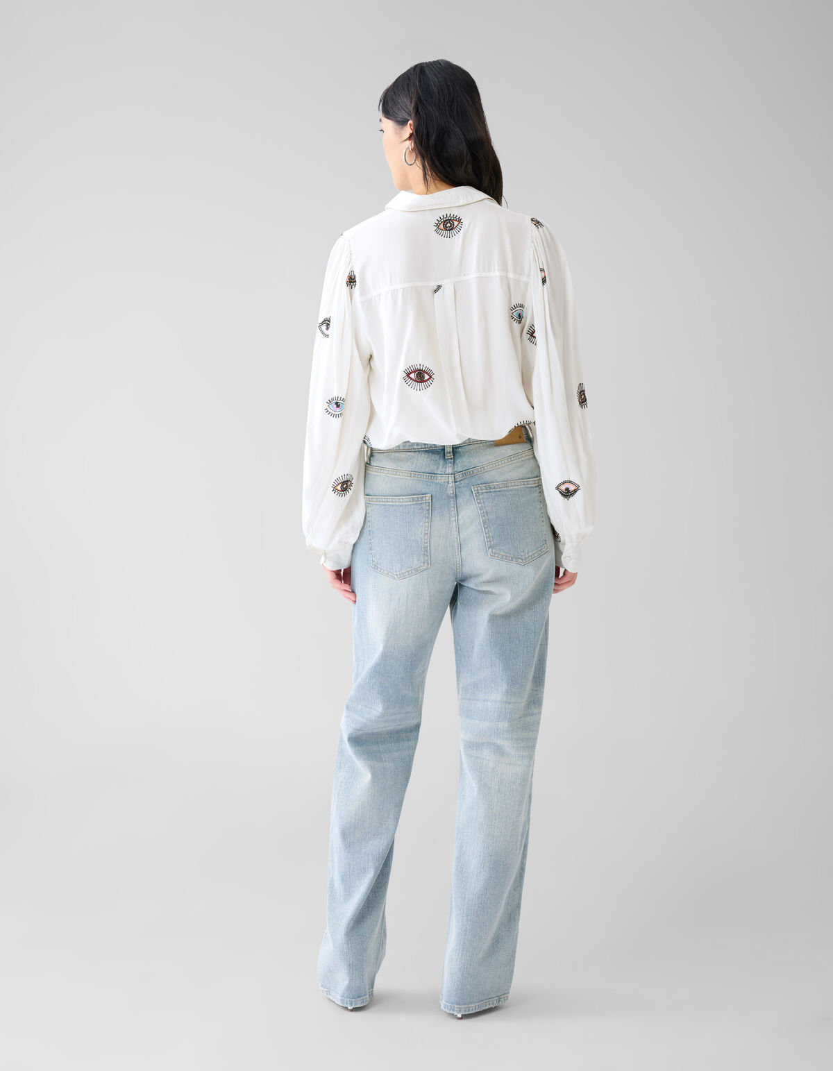 Eye Embroidery Blouse Wit By Fred SHOEBY WOMEN