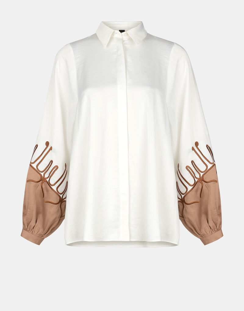 Contrast Blouse by Mieke