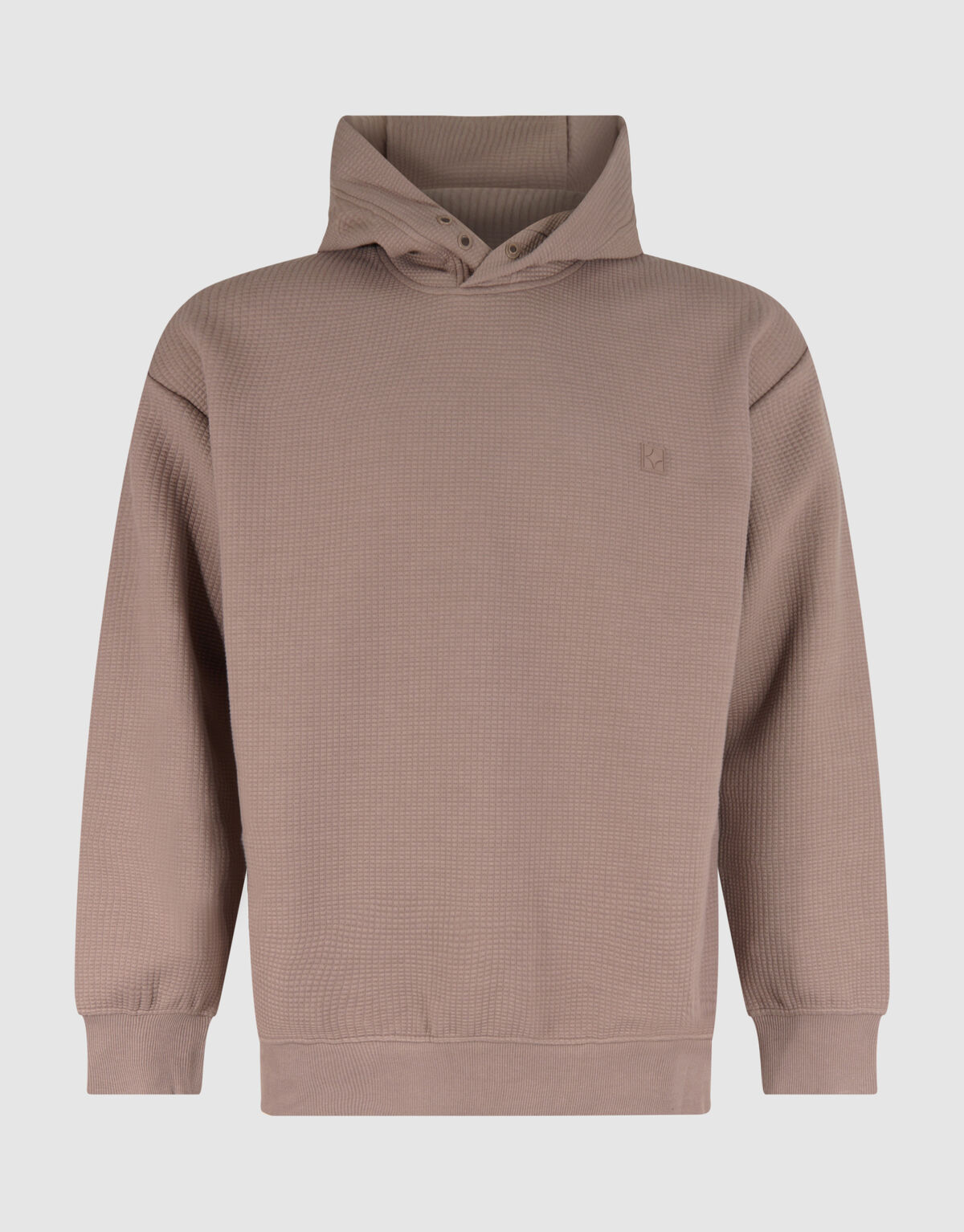 Jacquard Hoodie Lichtbruin SHOEBY MEN