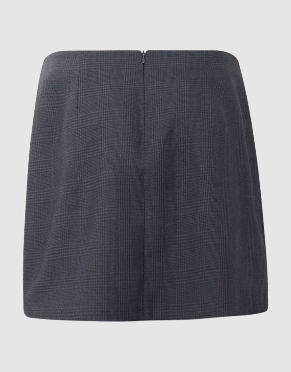 Ruiten Mini Rok Donkergrijs SHOEBY WOMEN