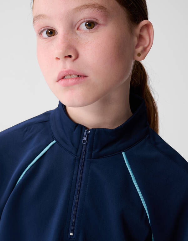 Cargo Zip Top Donkerblauw SHOEBY GIRLS