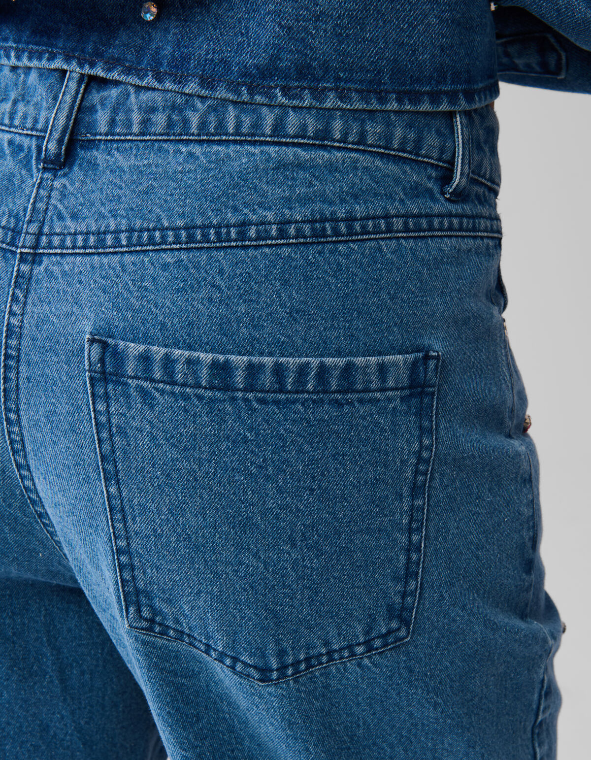 Stone Wide Leg Fit Jeans Mediumstone SHOEBY WOMEN