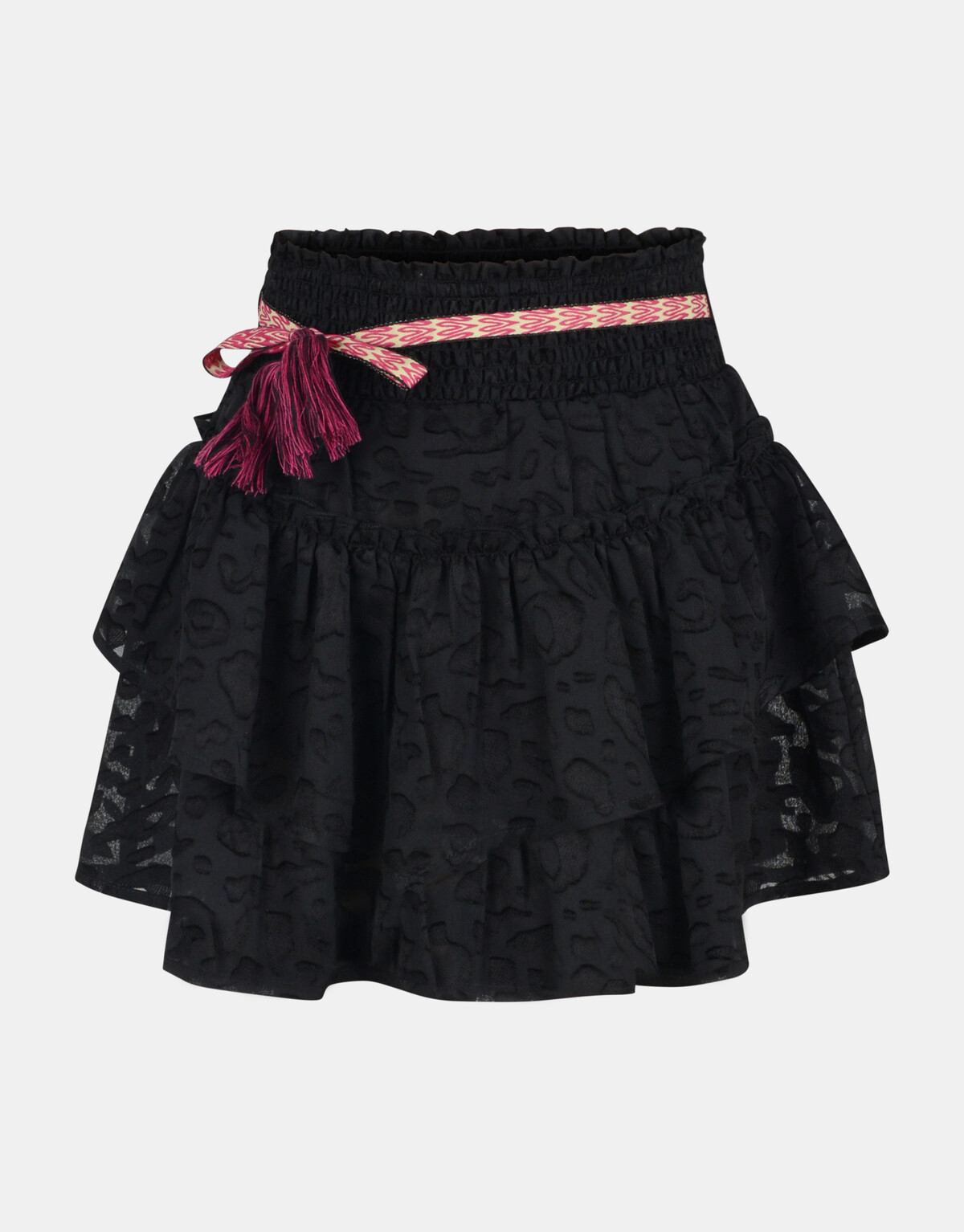 Leopard Chiffon Rok