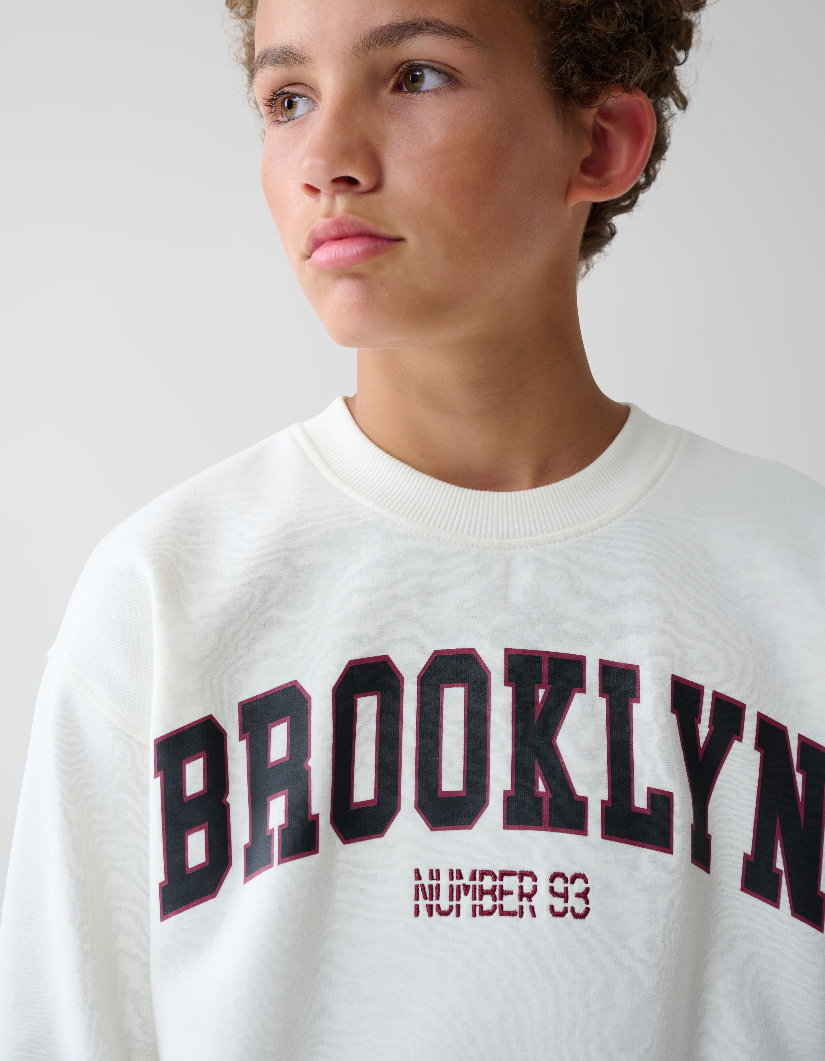 Artwork Sweater Gebroken Wit SHOEBY BOYS