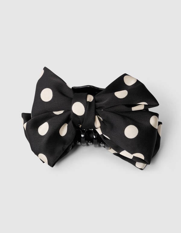 Stip Strik Haarclip Zwart SHOEBY ACCESSOIRES