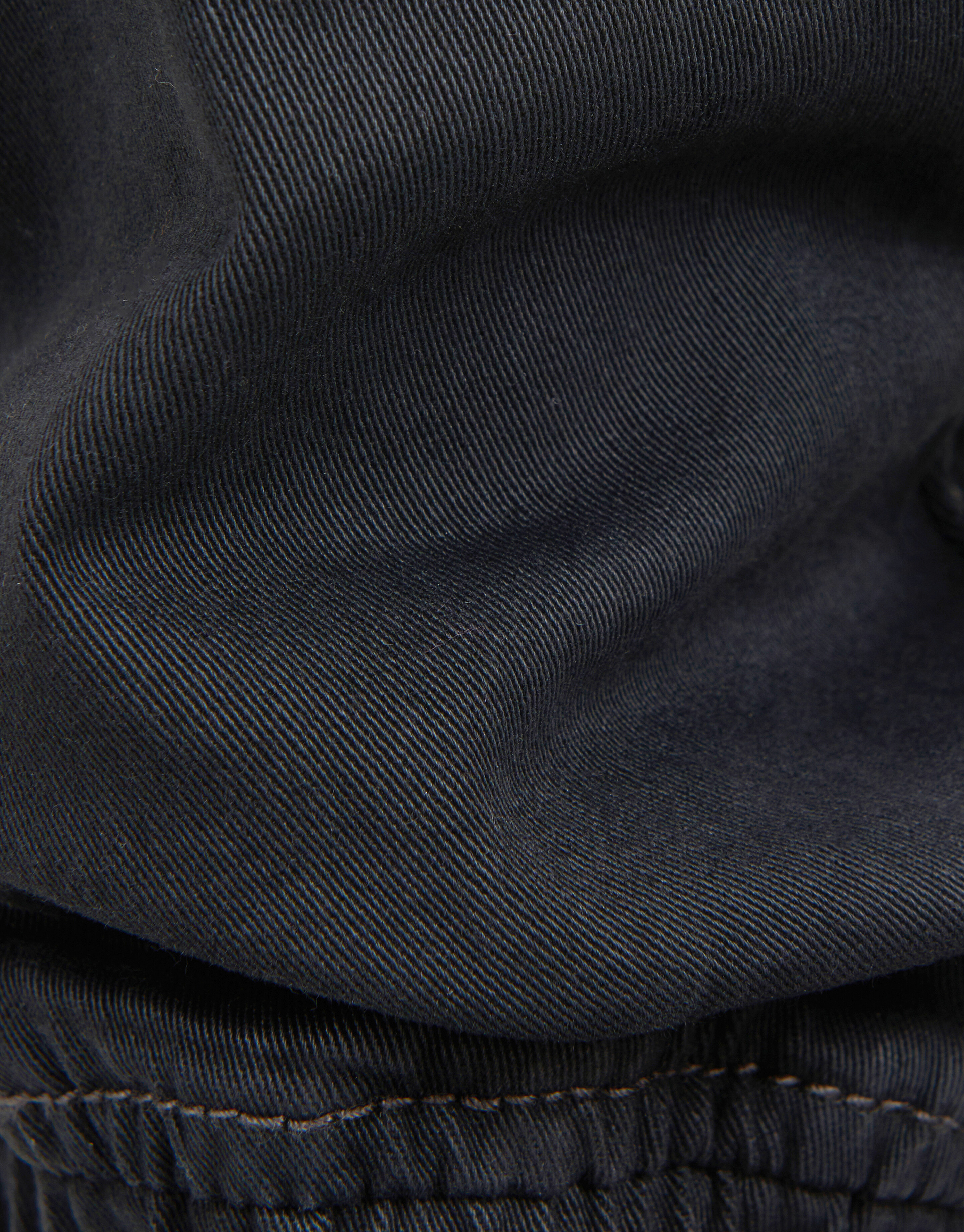 Loose Fit Twill Broek Donkergrijs SHOEBY BOYS
