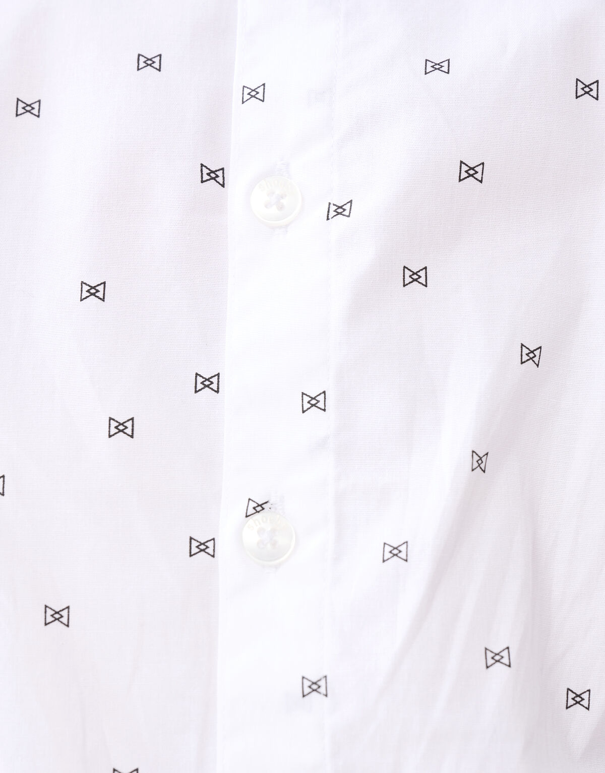 Printed Overhemd Wit SHOEBY BOYS