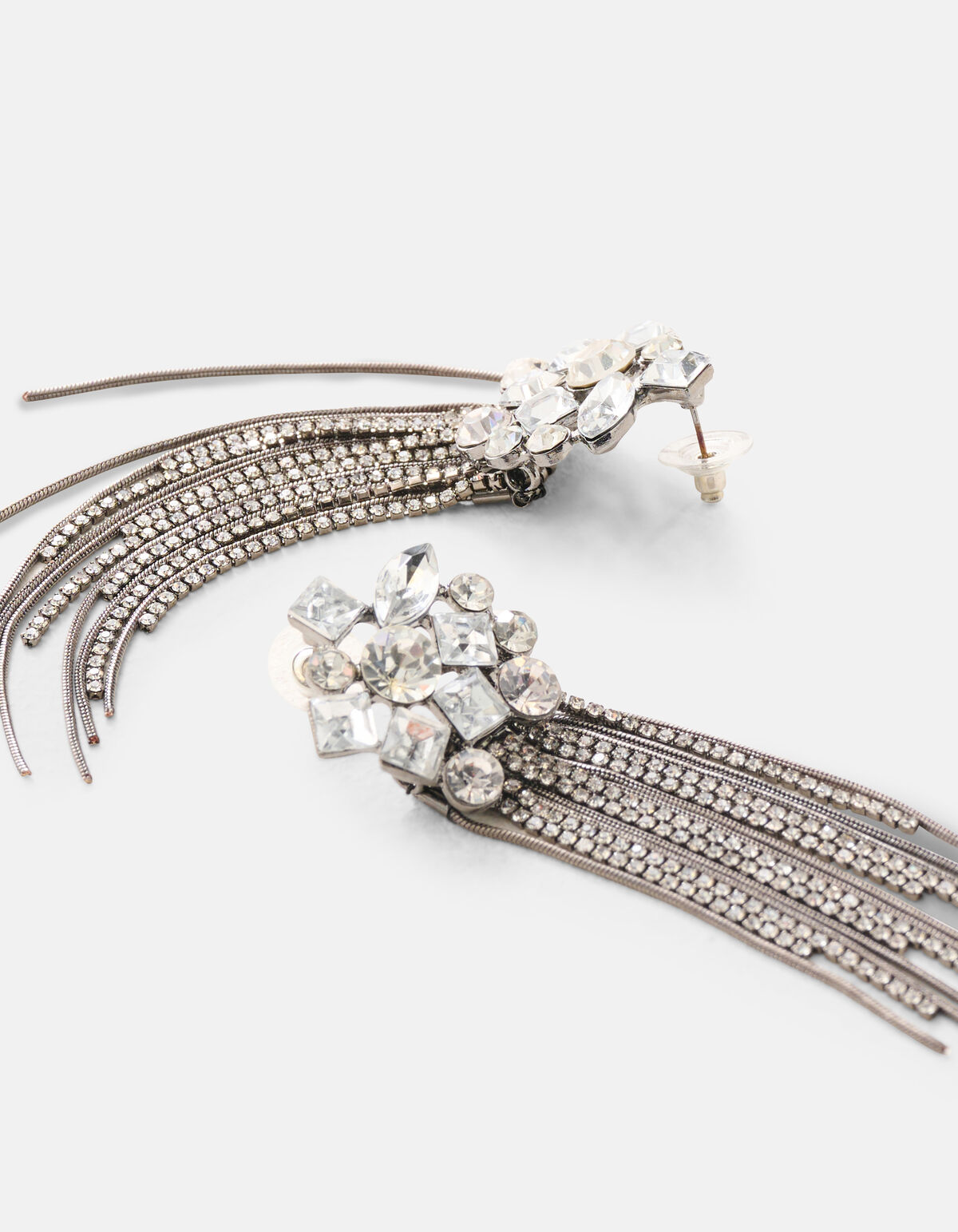 Big Stone Oorbellen Zilver SHOEBY ACCESSOIRES