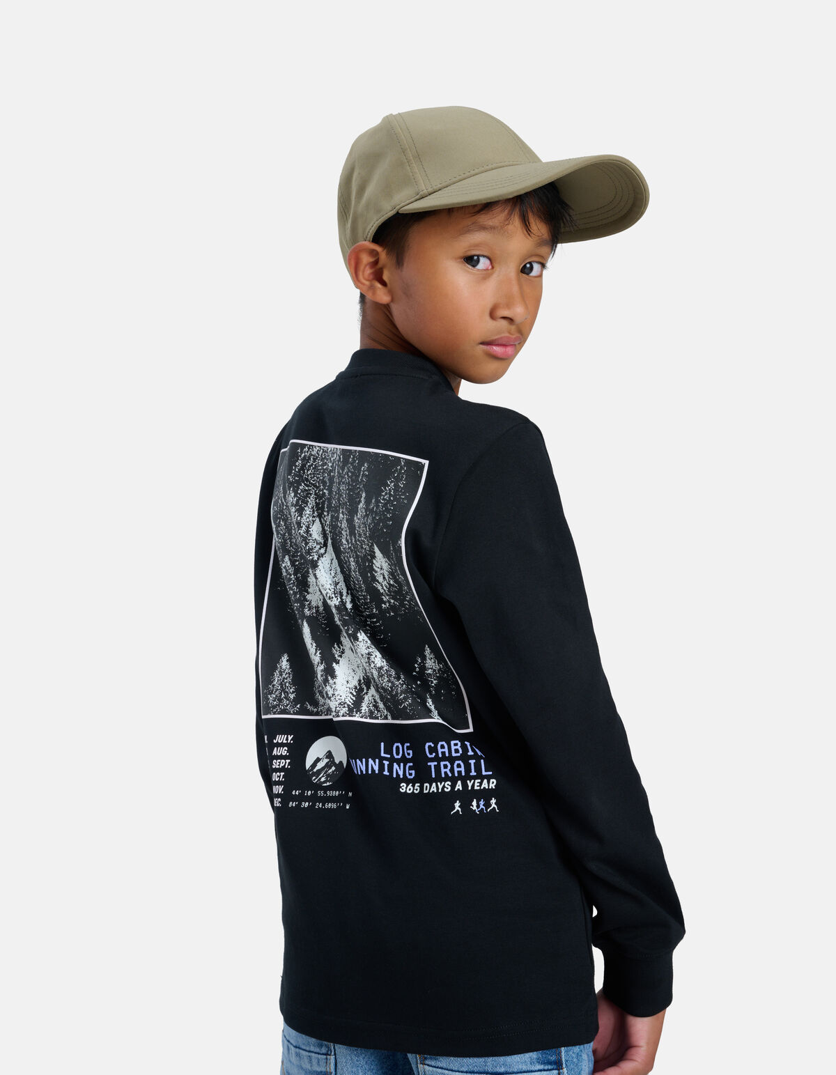 Printed T-shirt Zwart SHOEBY BOYS