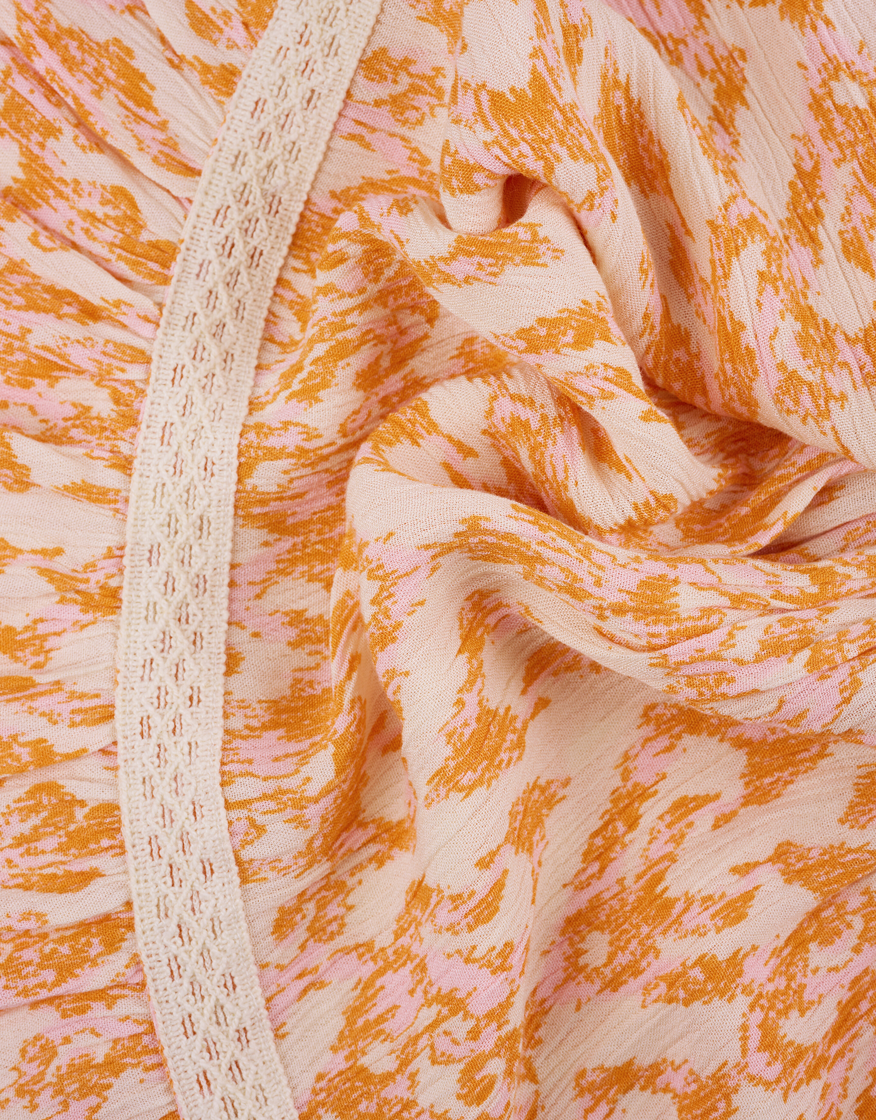 Duo Print Jurk Roze/Oranje JILL&MITCH