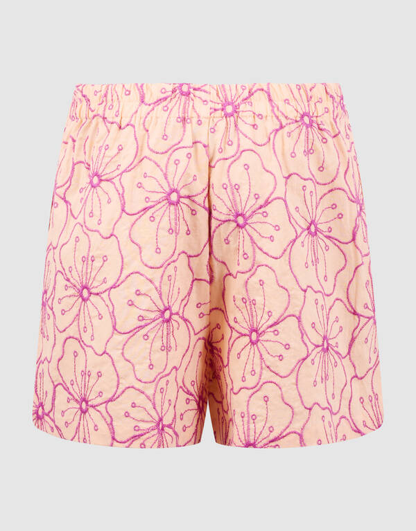 Flower Embroidery Short Lichtoranje SHOEBY GIRLS
