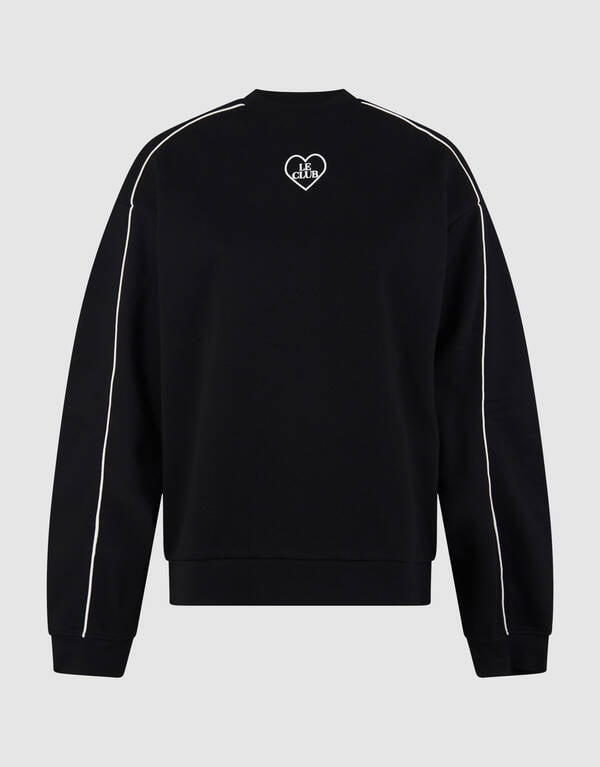 Heart Artwork Sweater Zwart SHOEBY WOMEN