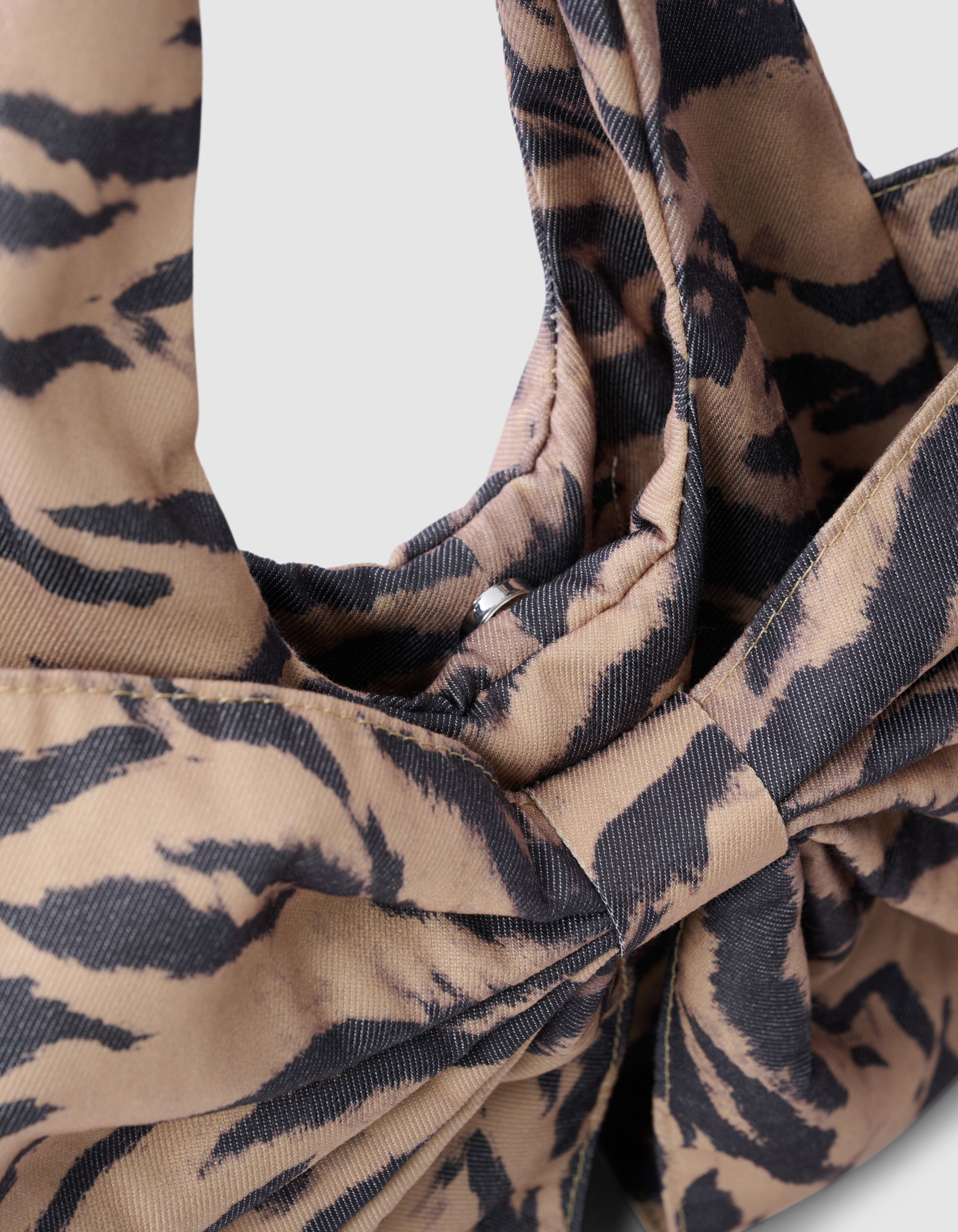 Tiger Strik Tas Bruin SHOEBY ACCESSOIRES