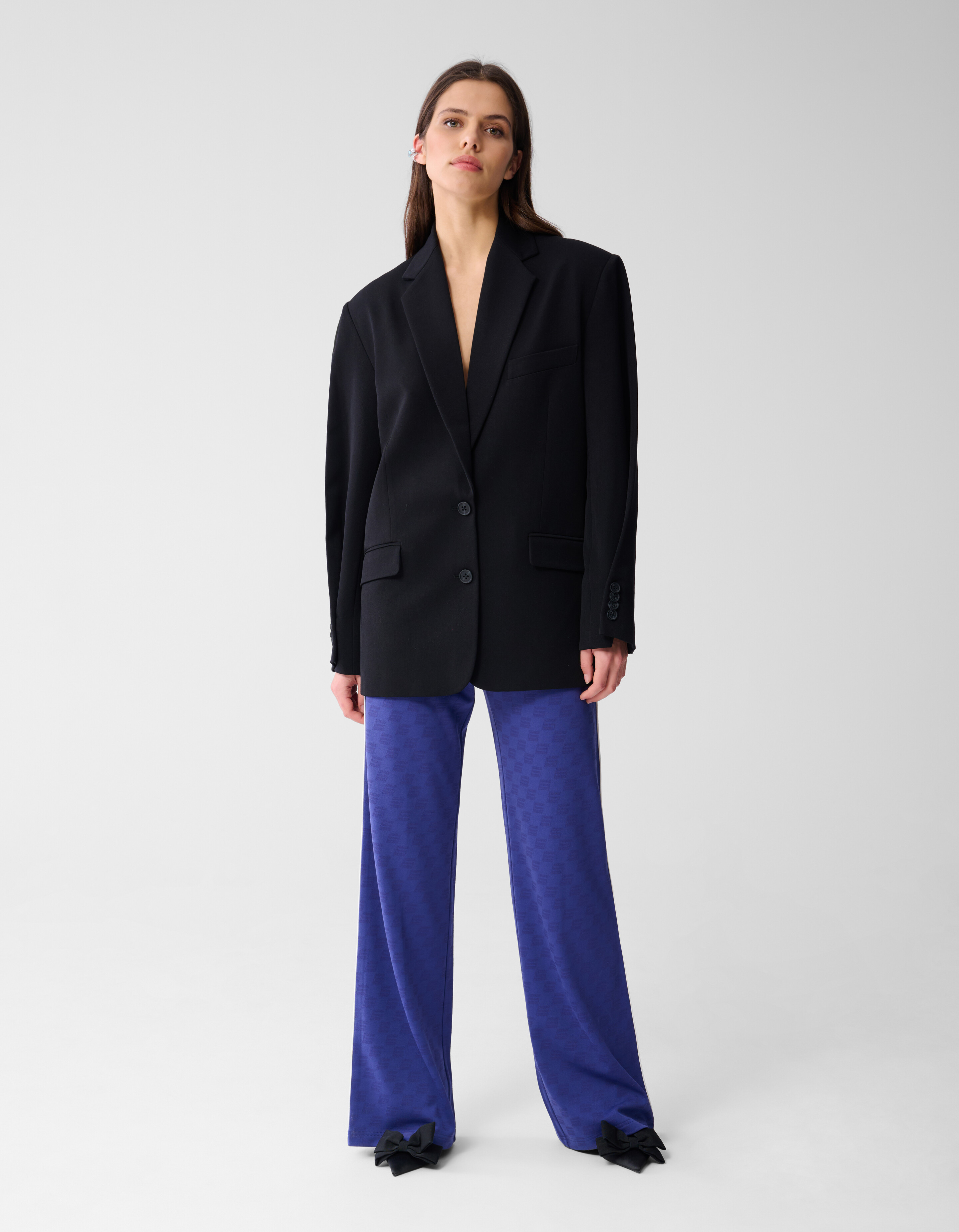 Oversized Blazer Zwart By Monica SHOEBY WOMEN
