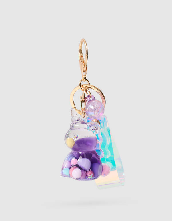 Unicorn Sleutelhanger Paars SHOEBY ACCESSOIRES