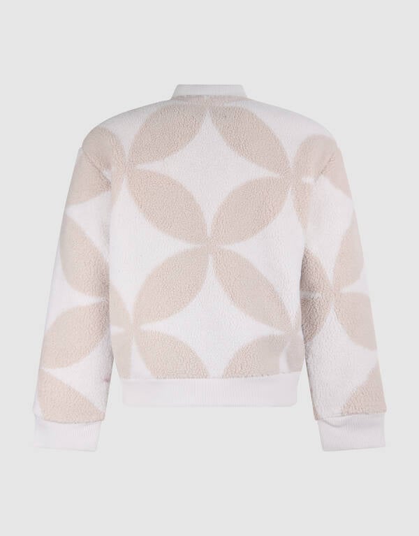 Teddy Logo Bomber Jas Gebroken Wit SHOEBY MEN
