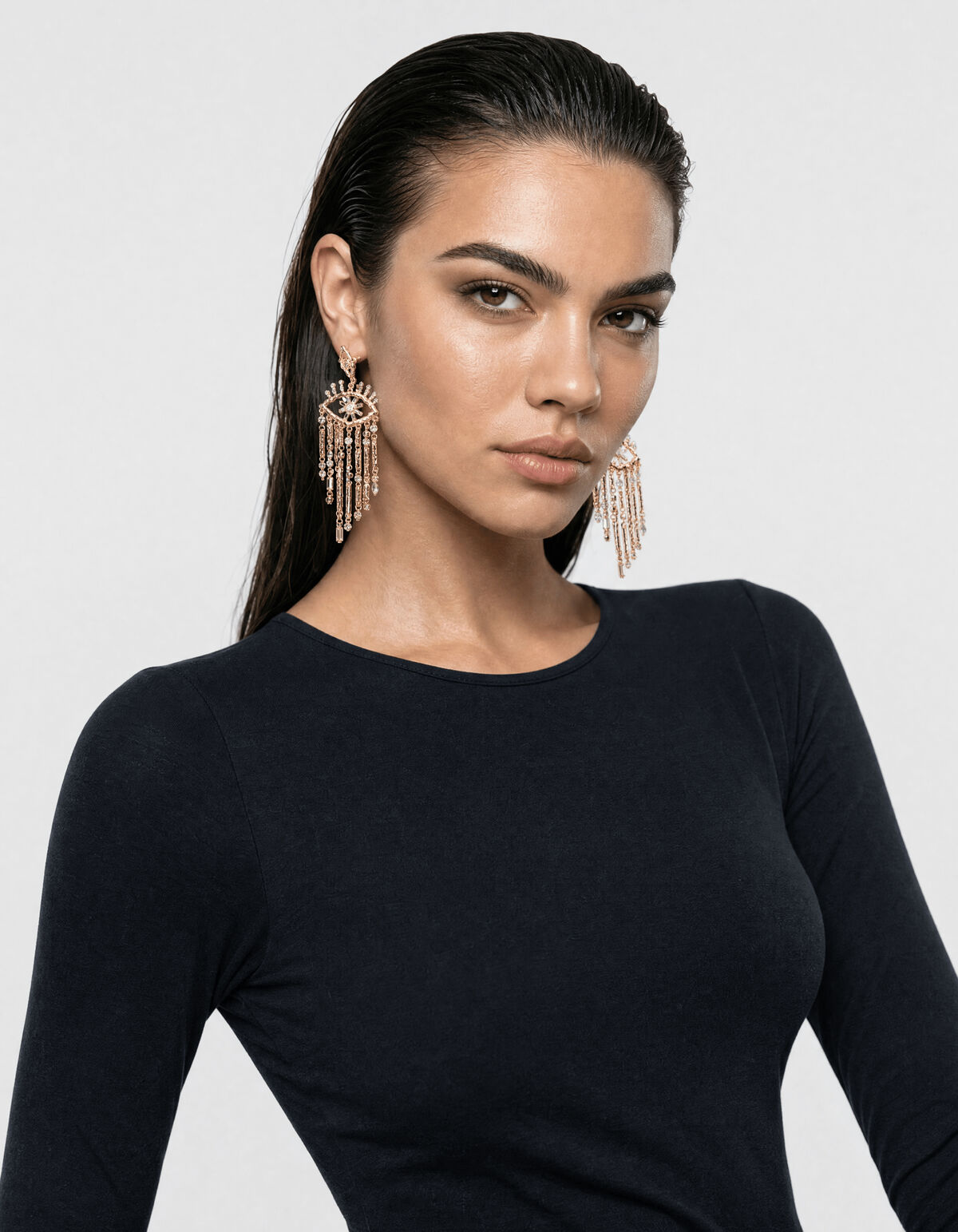 Zachte Longsleeve Top Zwart SHOEBY WOMEN