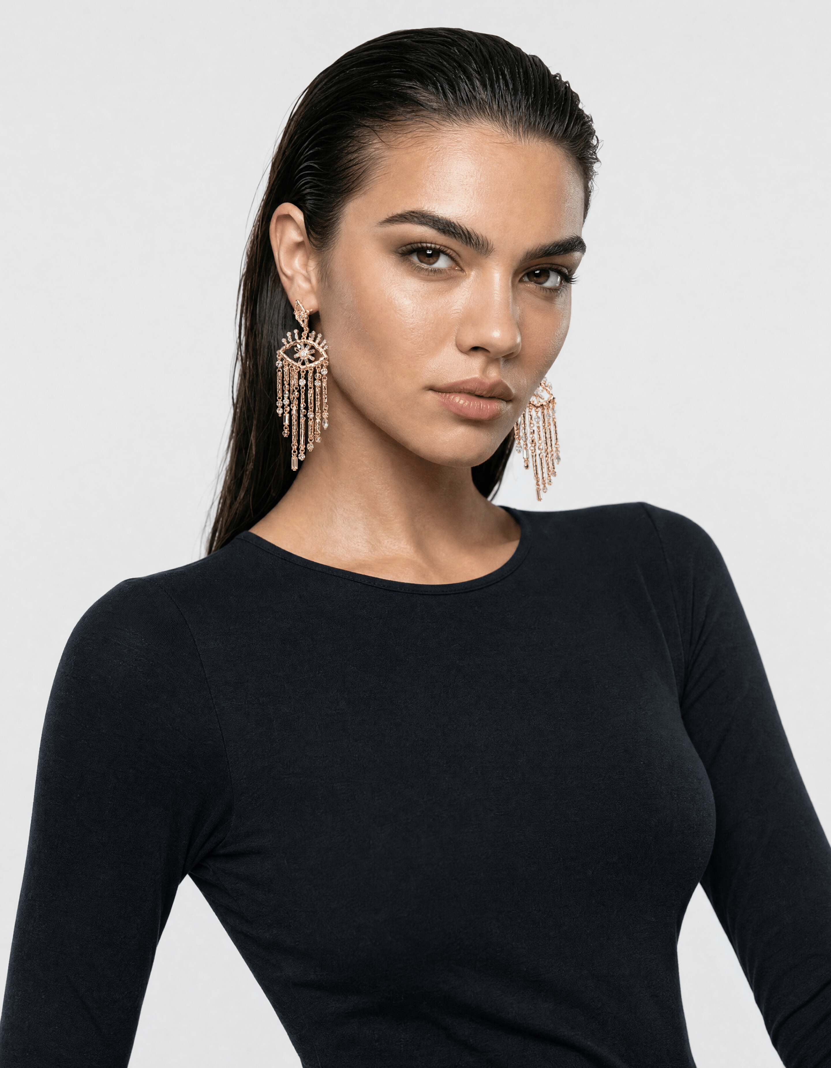 Zachte Longsleeve Top Zwart SHOEBY WOMEN