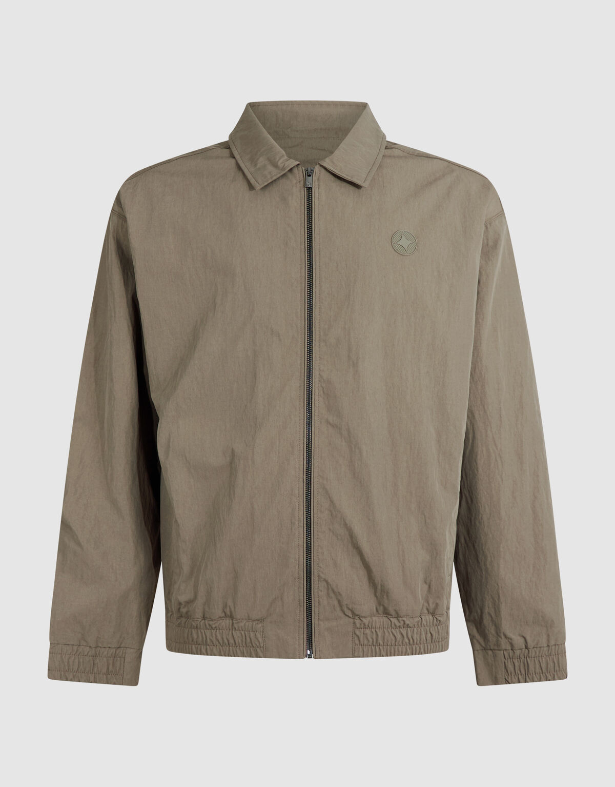 Crinkle Bomber Jack Lichtgroen SHOEBY MEN