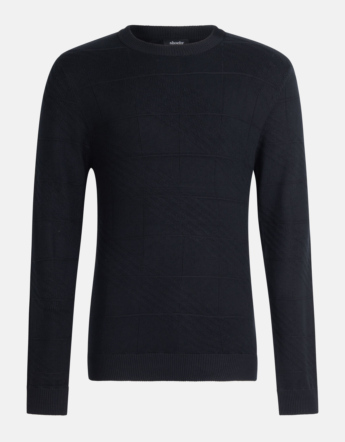 Diagonaal Trui Zwart SHOEBY MEN