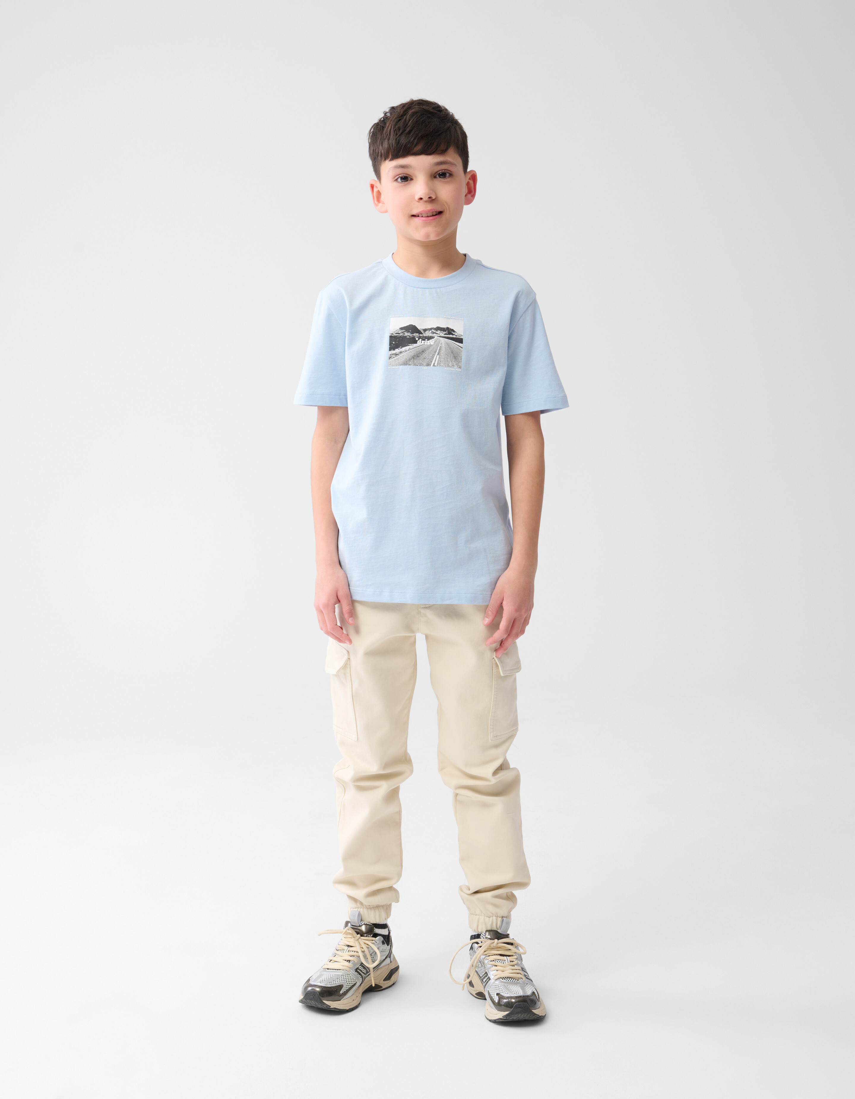 Artwork T-shirt Lichtblauw SHOEBY BOYS