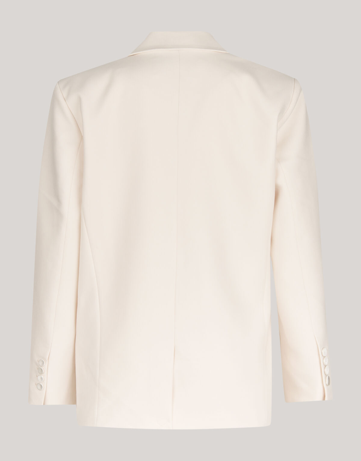 Embellished Oversized Blazer Gebroken Wit SHOEBY WOMEN