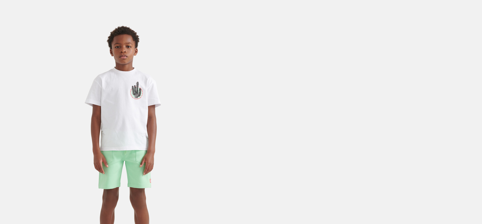 Structuur Short Lichtgroen SHOEBY BOYS