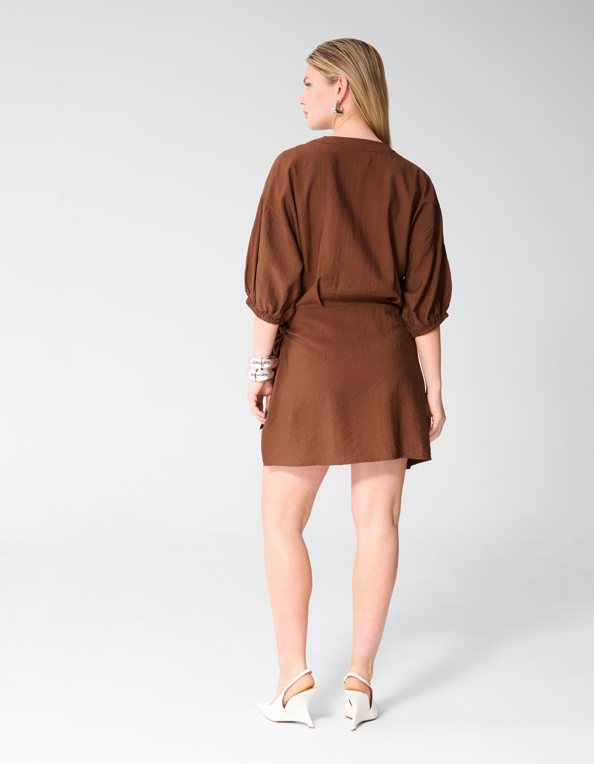 Mini Wikkeljurk Bruin SHOEBY WOMEN