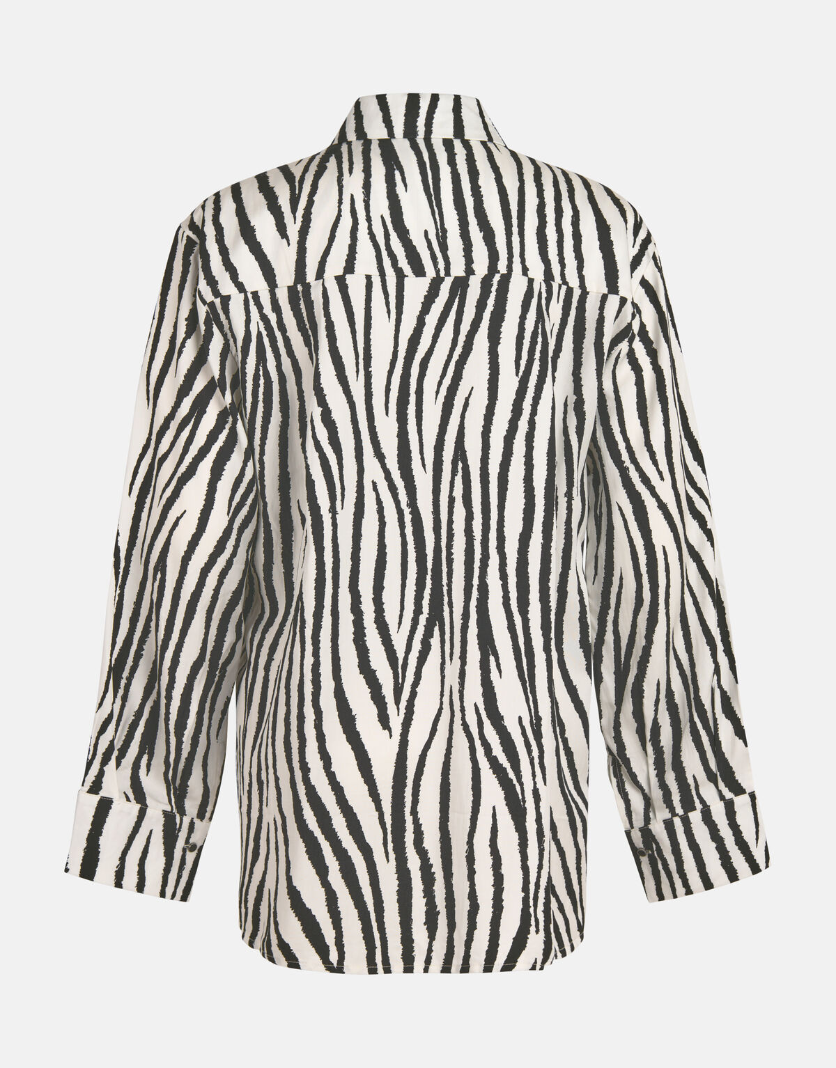 Zebra Printed Blouse Zwart/Wit SHOEBY WOMEN