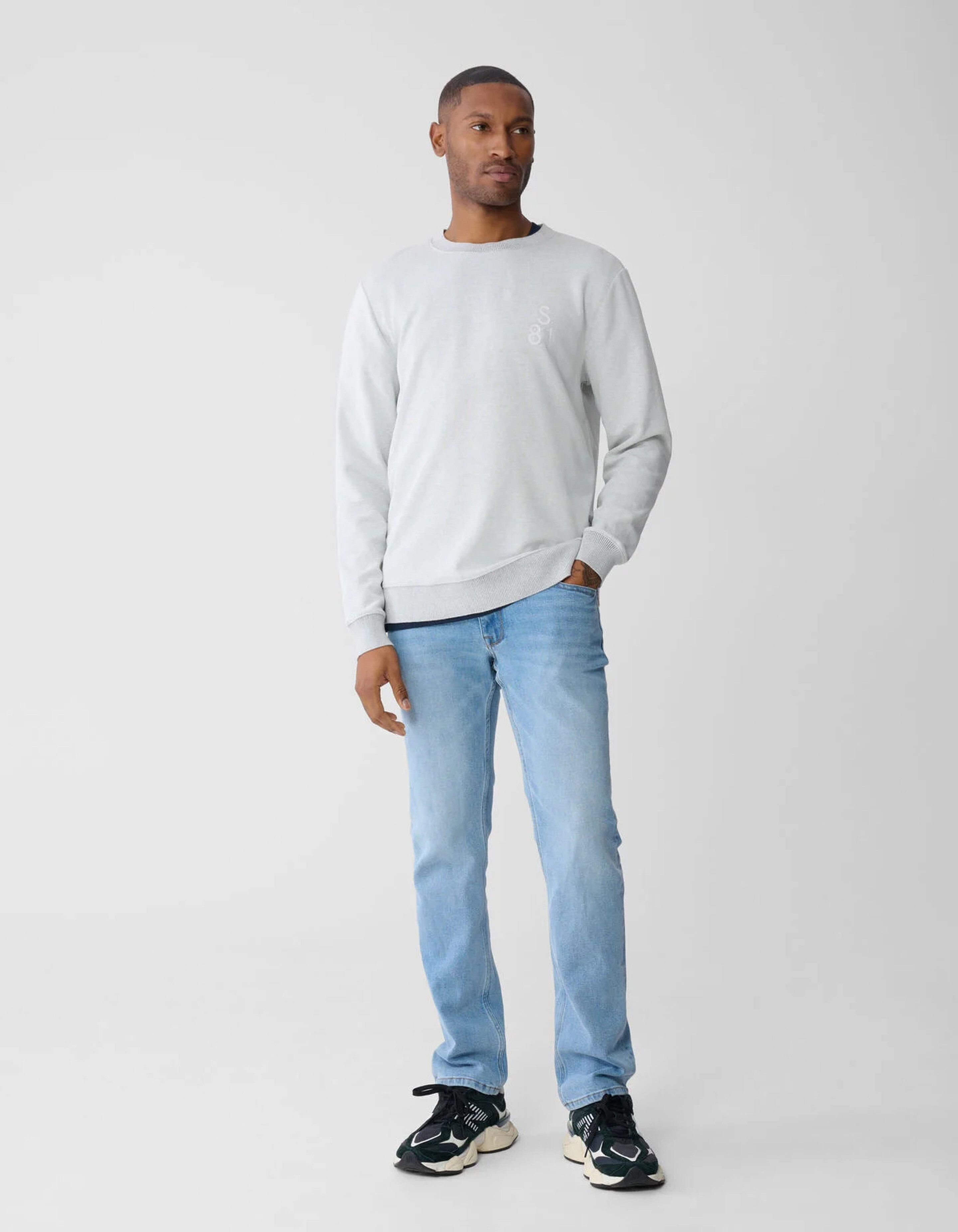 Straight Fit Jeans Lichtblauw L34 SHOEBY MEN