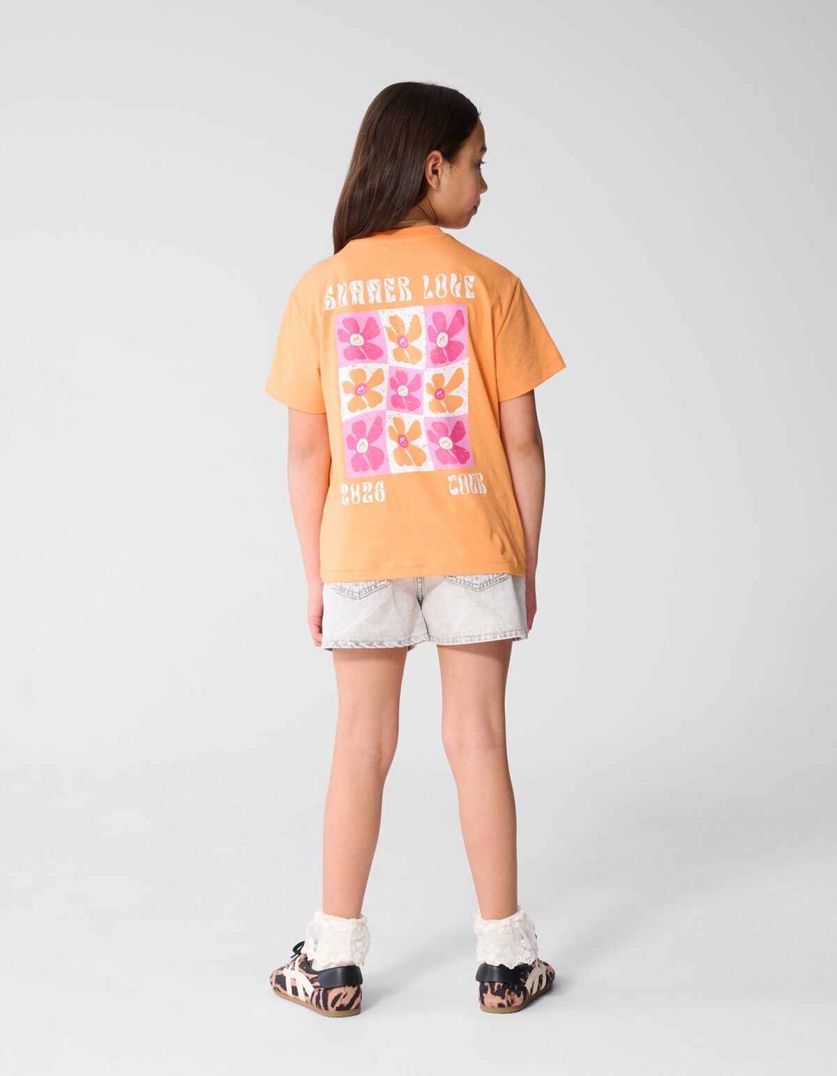 Summer Love T-shirt Oranje SHOEBY GIRLS