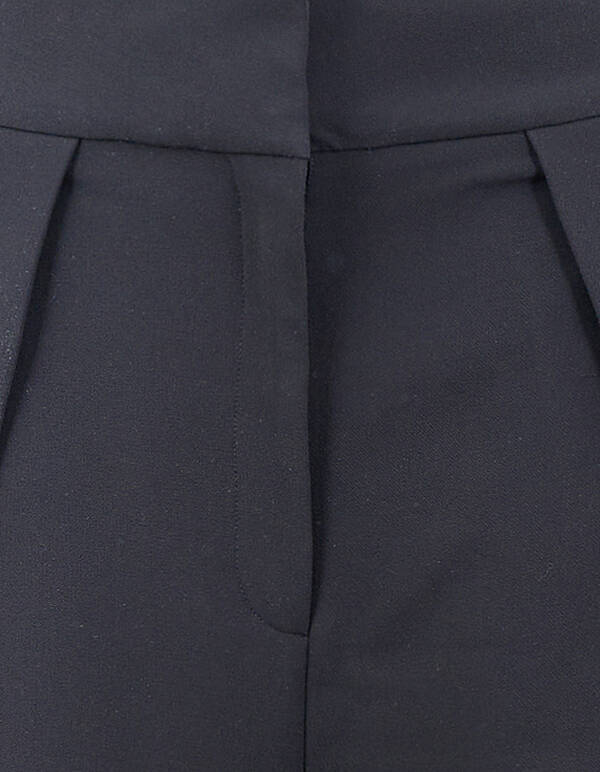 Extreme Pleat Barrel Fit Pantalon Zwart SHOEBY WOMEN