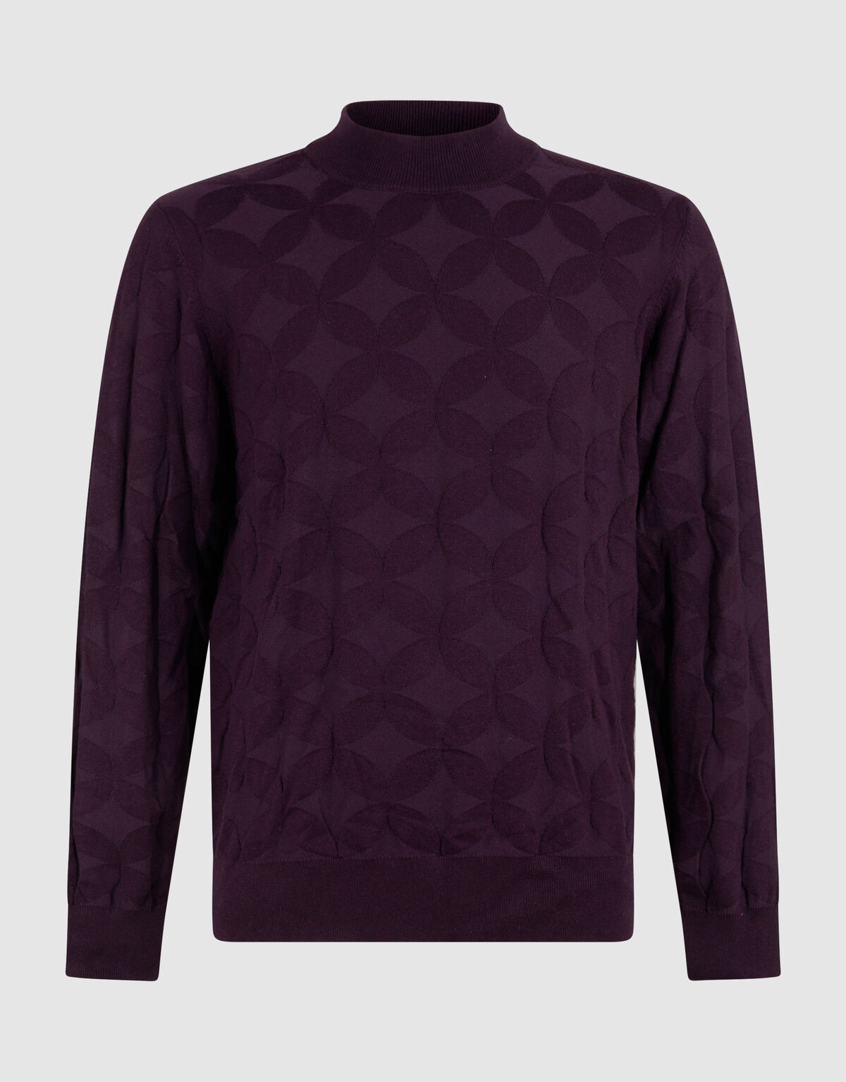 Sparkle Gebreide Trui Donkerrood SHOEBY MEN