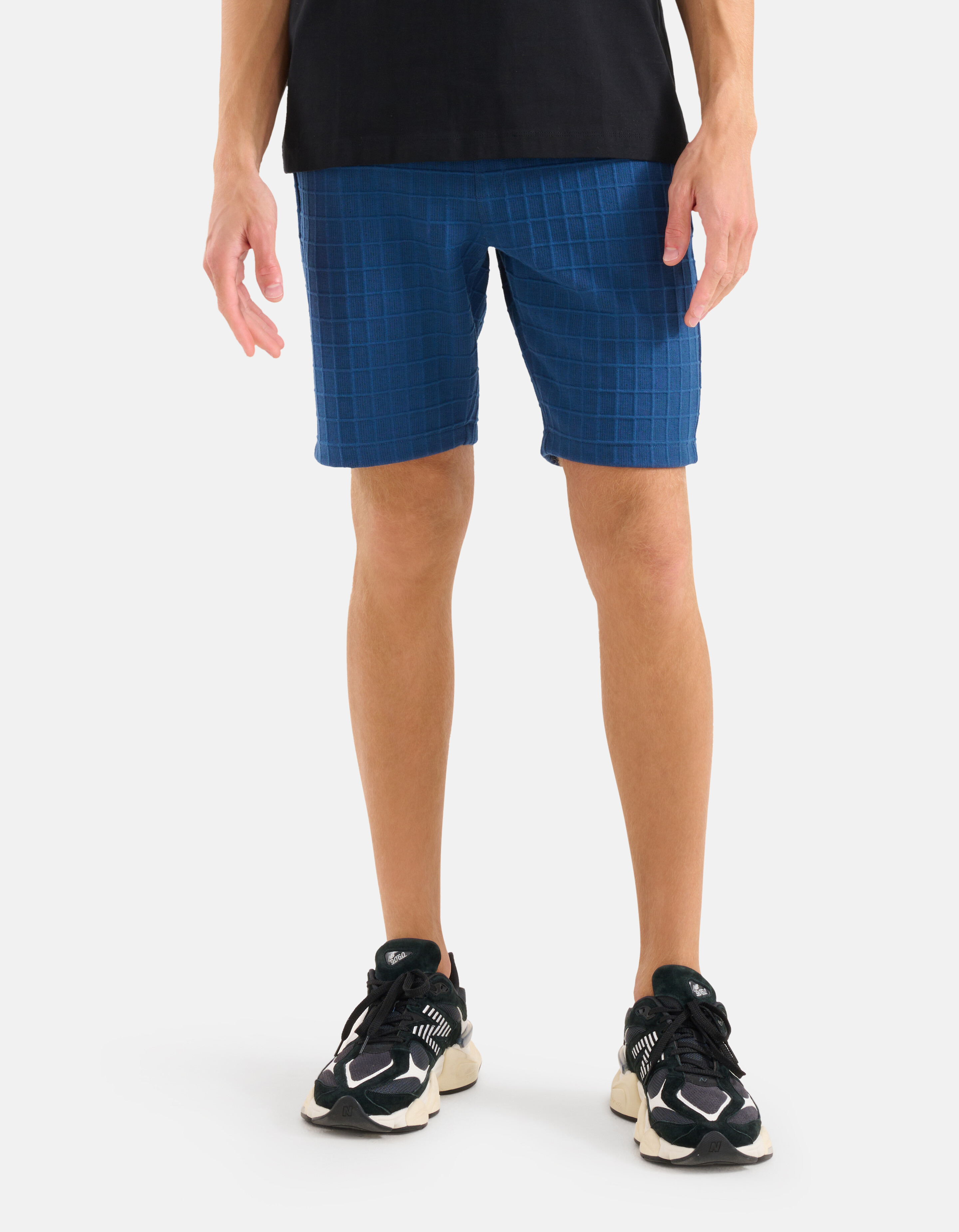 Structuur Short Donkerblauw SHOEBY MEN