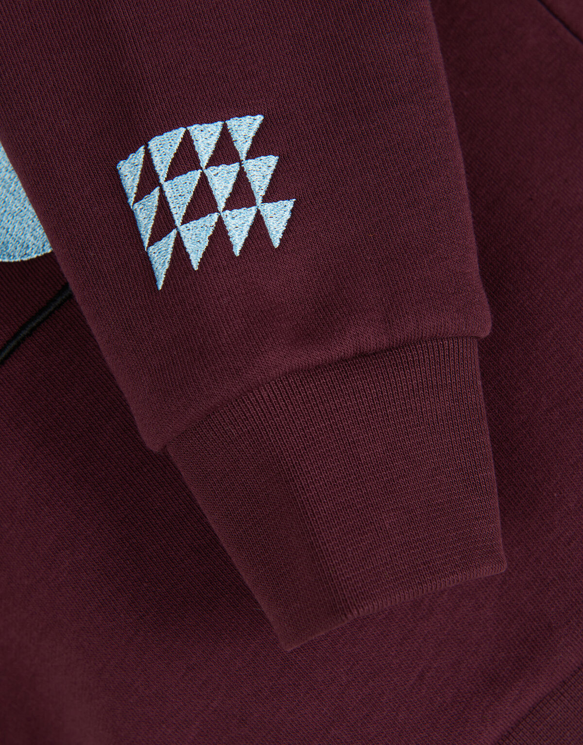 Abstracte Sweater Donkerrood SHOEBY BOYS