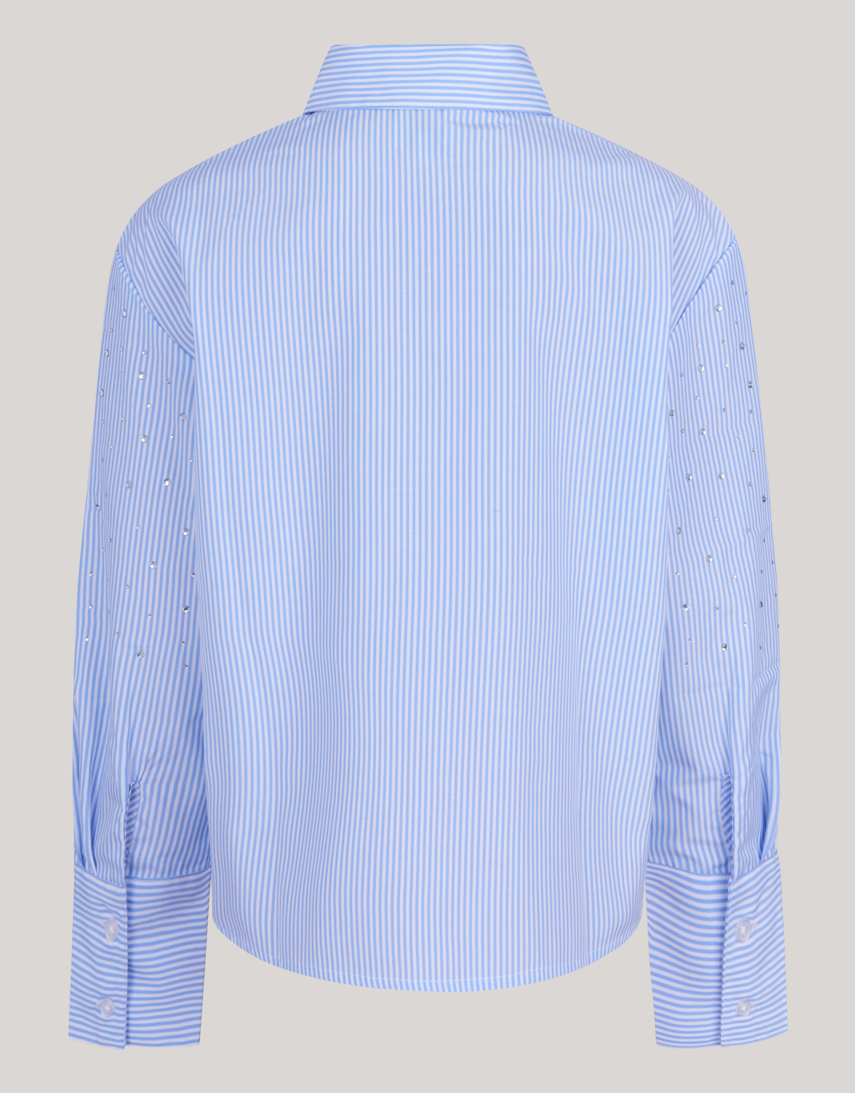 Pinstripe Strass Blouse Lichtblauw SHOEBY GIRLS