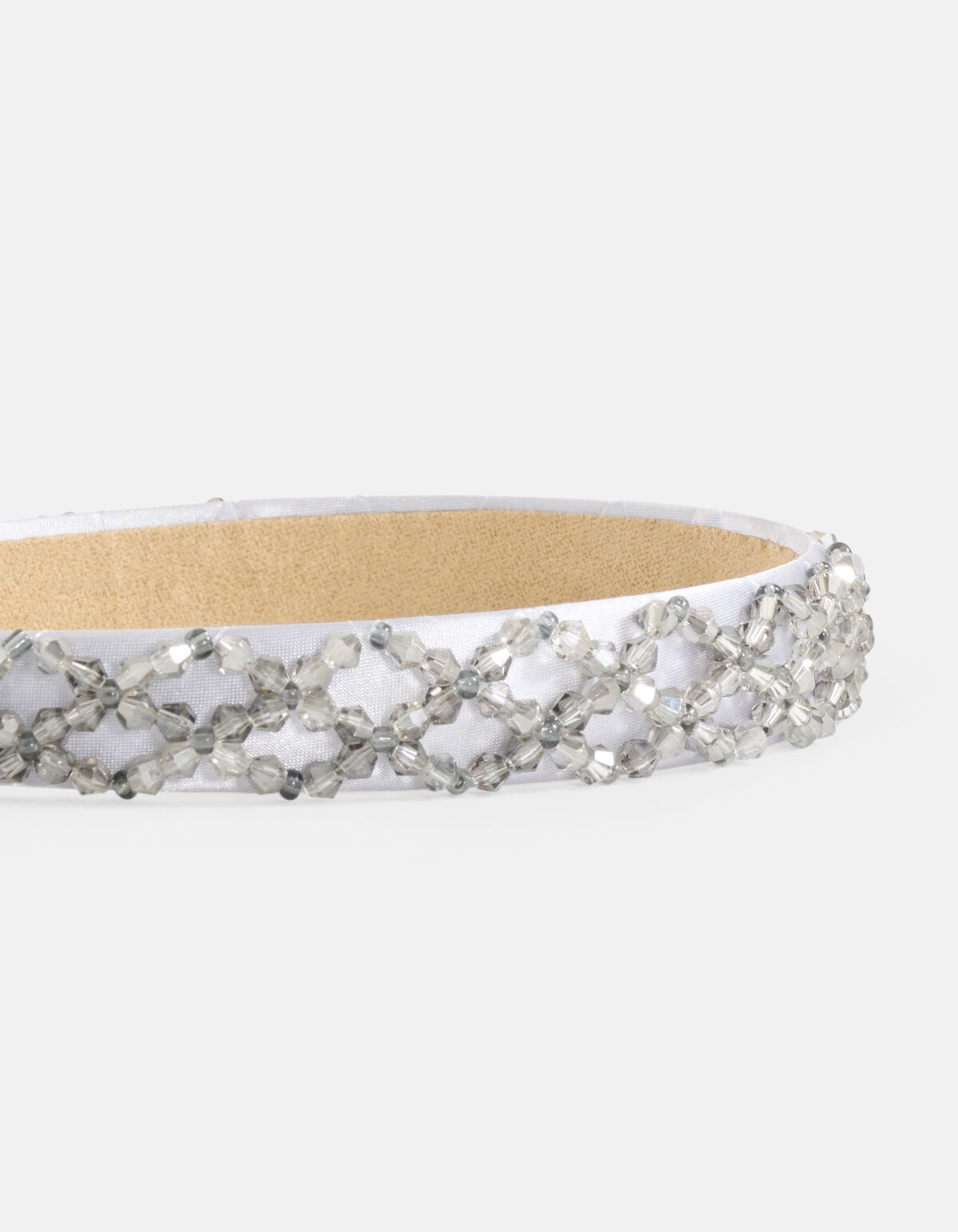 Beaded Haarband Zilver SHOEBY ACCESSOIRES