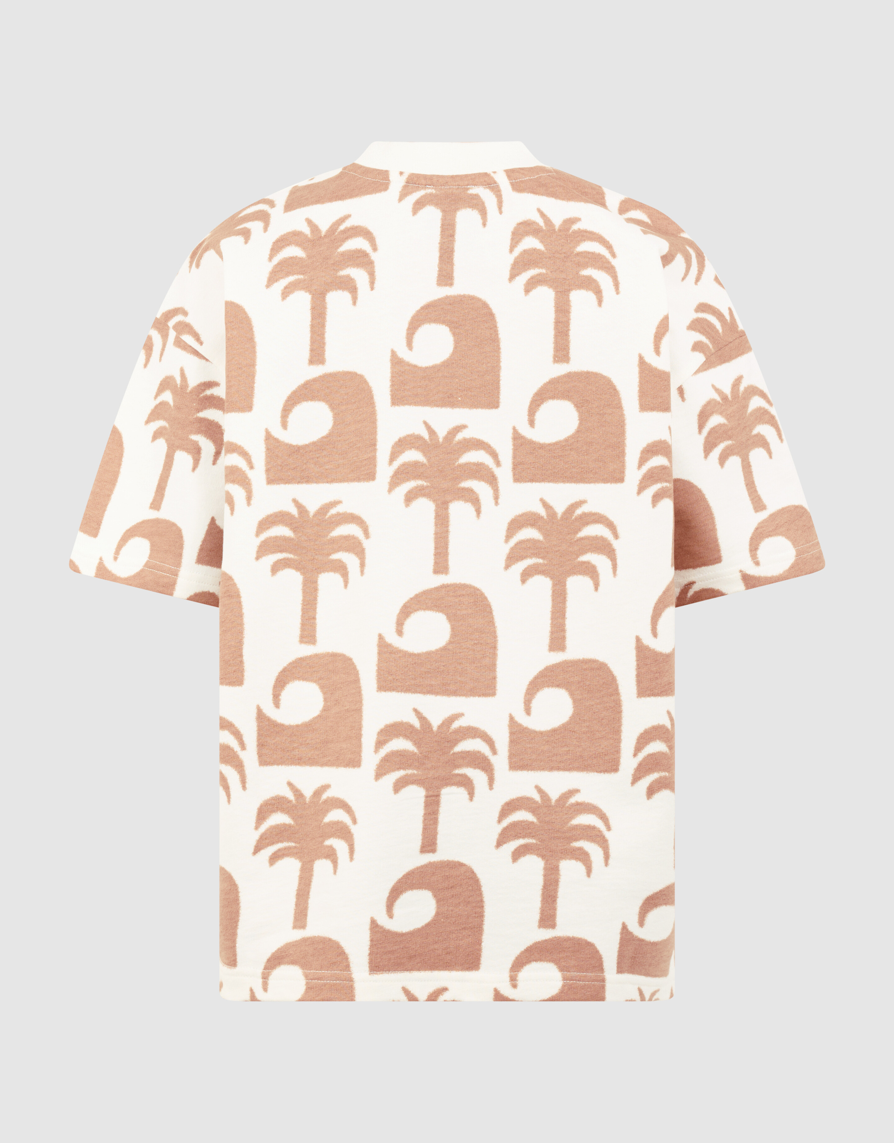 Tropic Vibes Artwork T-shirt Gebroken Wit SHOEBY BOYS