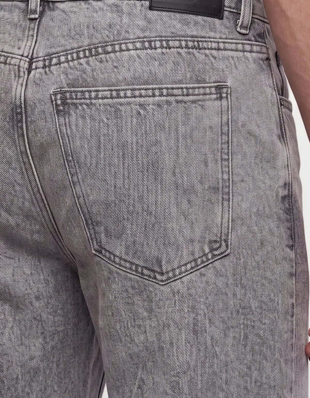 Modern Straight Fit Jeans Dirty Wash Grijs L32 SHOEBY MEN