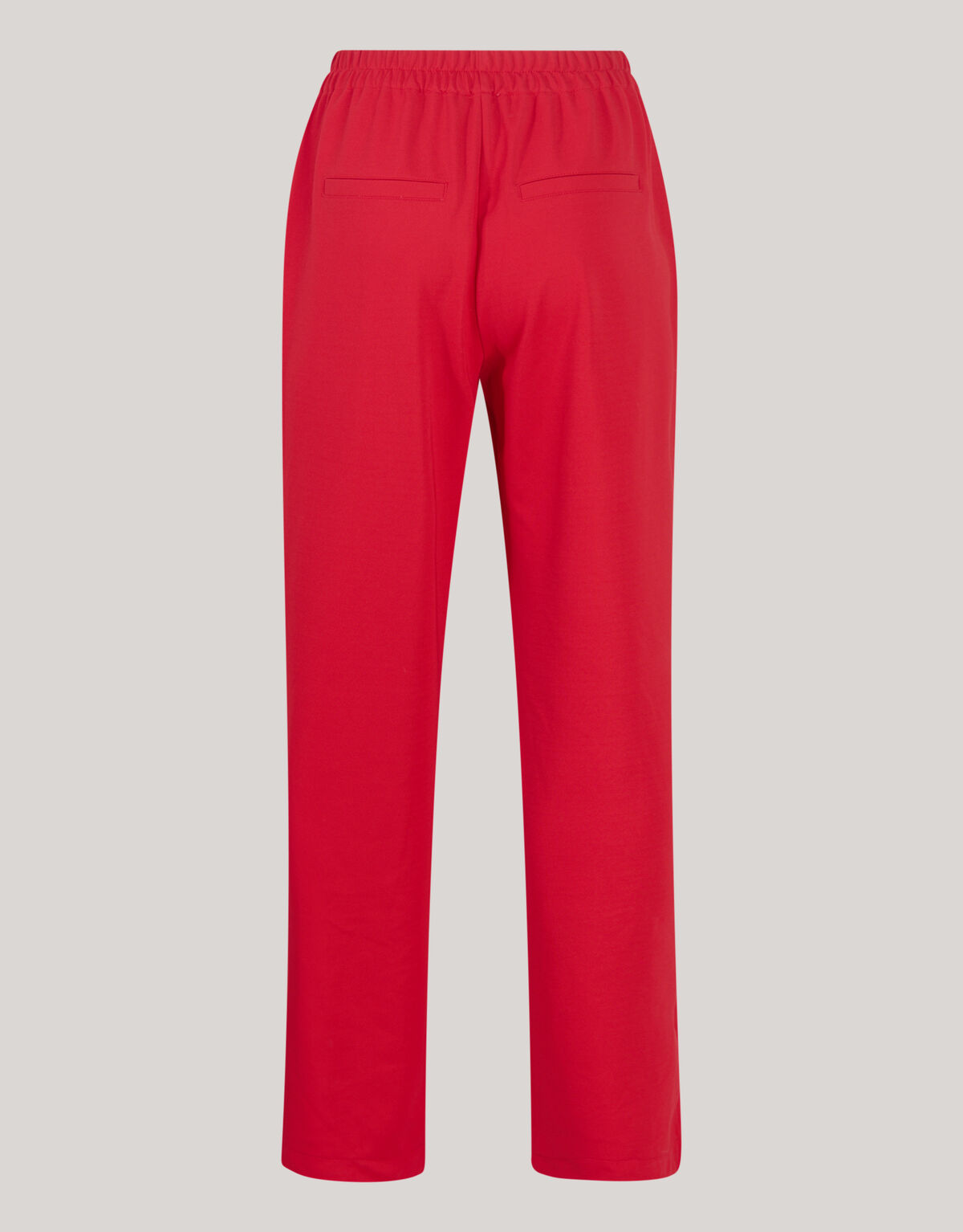 Basic Wide Leg Broek Rood SHOEBY WOMEN