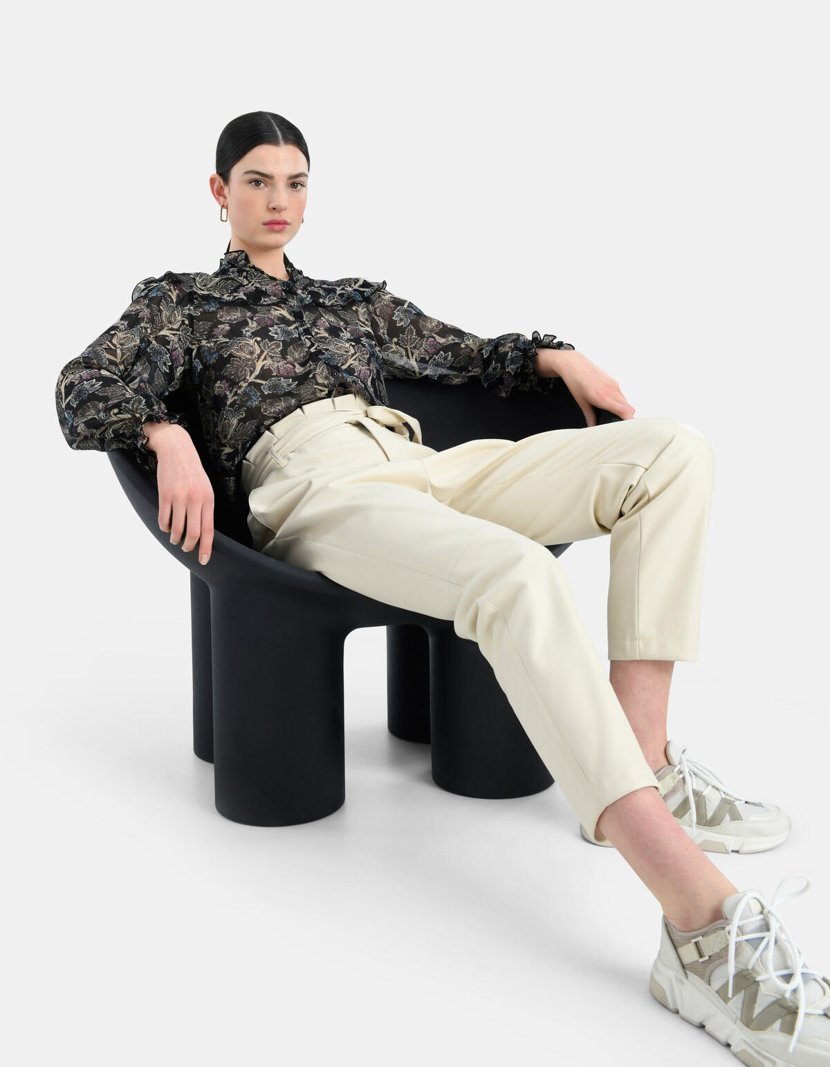Vegan Leather Paperbag Broek EKSEPT