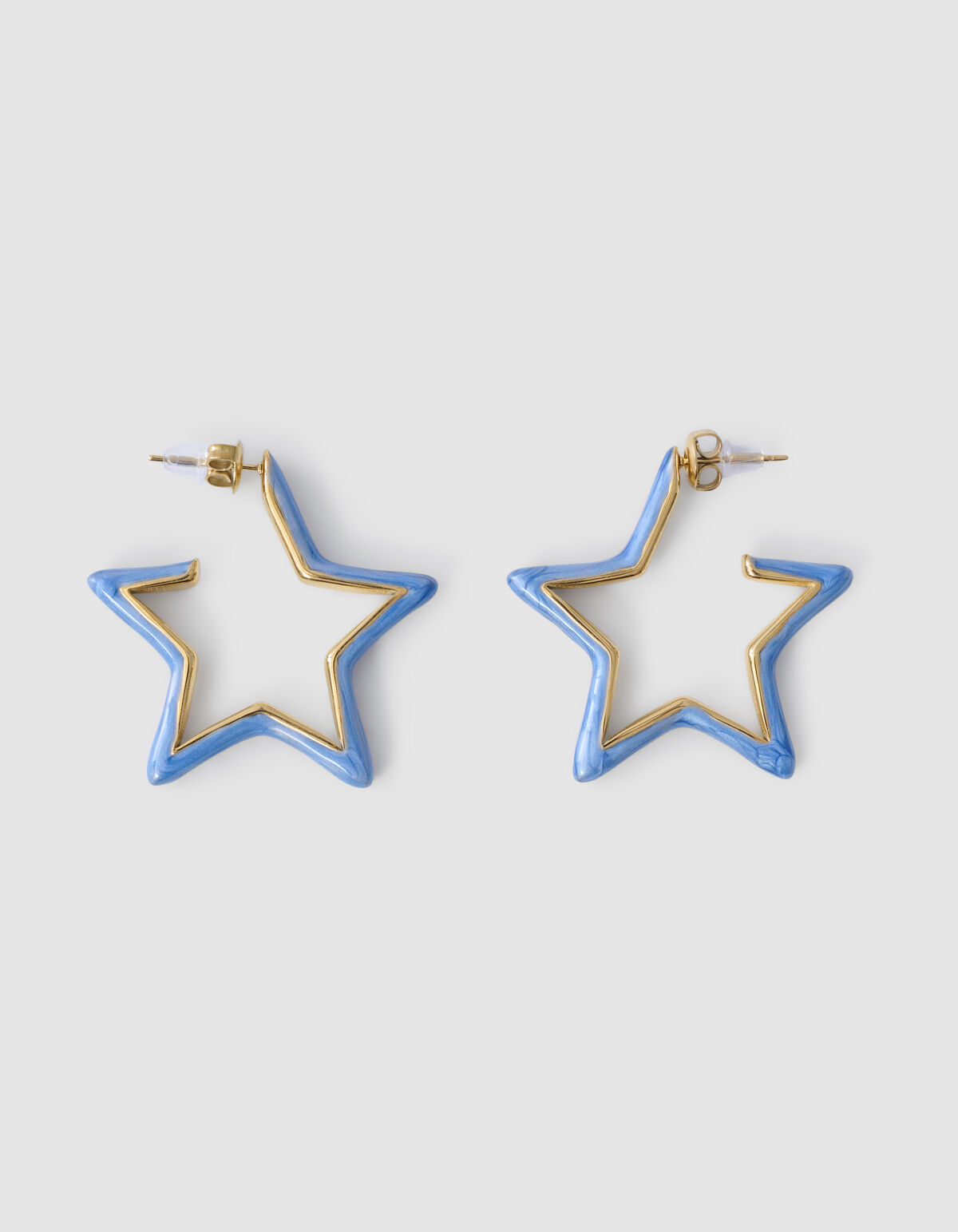 Ster Oorbellen Blauw SHOEBY ACCESSOIRES