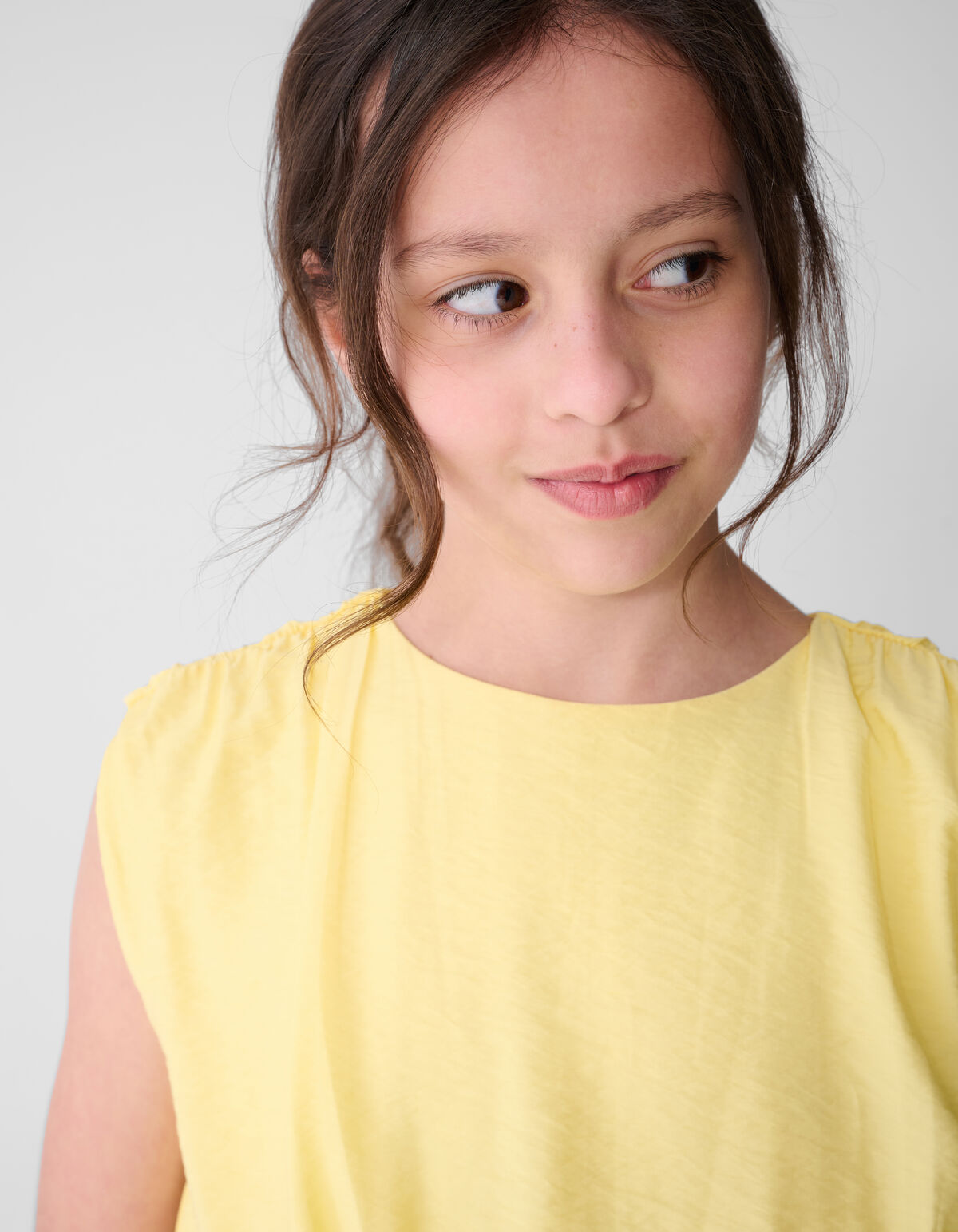 Smock Top Lichtgeel SHOEBY GIRLS