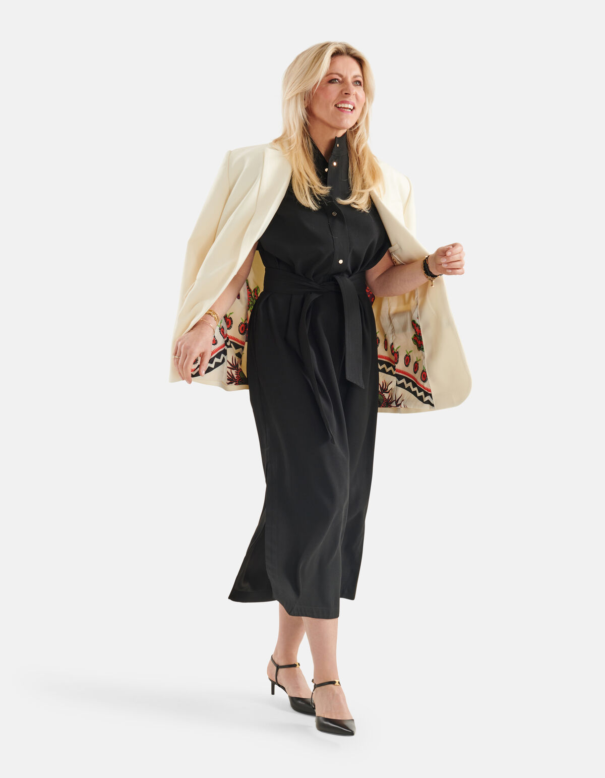 Oversized Blazer Gebroken Wit SHOEBY WOMEN